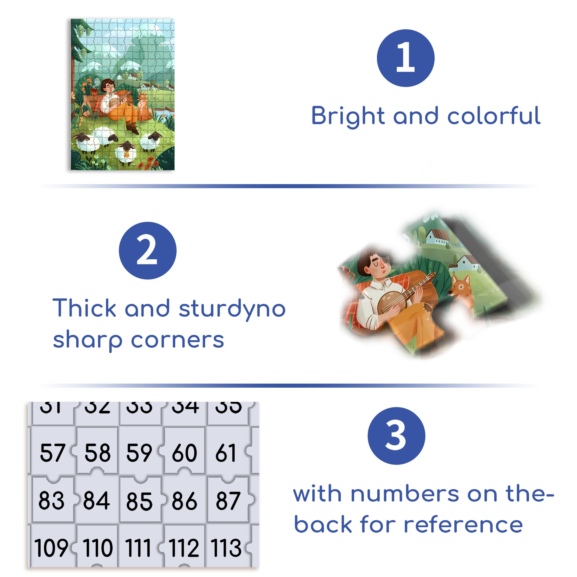 Nap 500pcs/1000pcs Jigsaw Puzzle, Scratch-Resistant, Interactive Family Game & Brain-Boosting DIY Decor, Perfect for Halloween, Christmas & New Year Gifts, Family Puzzle Game