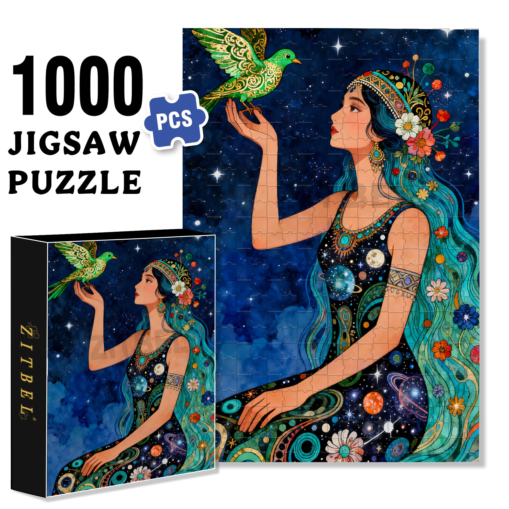 Peace And Freedom 500pcs/1000pcs Jigsaw Puzzle, Scratch-Resistant, Interactive Family Game & Brain-Boosting DIY Decor, Perfect for Halloween, Christmas & New Year Gifts, Family Puzzle Game