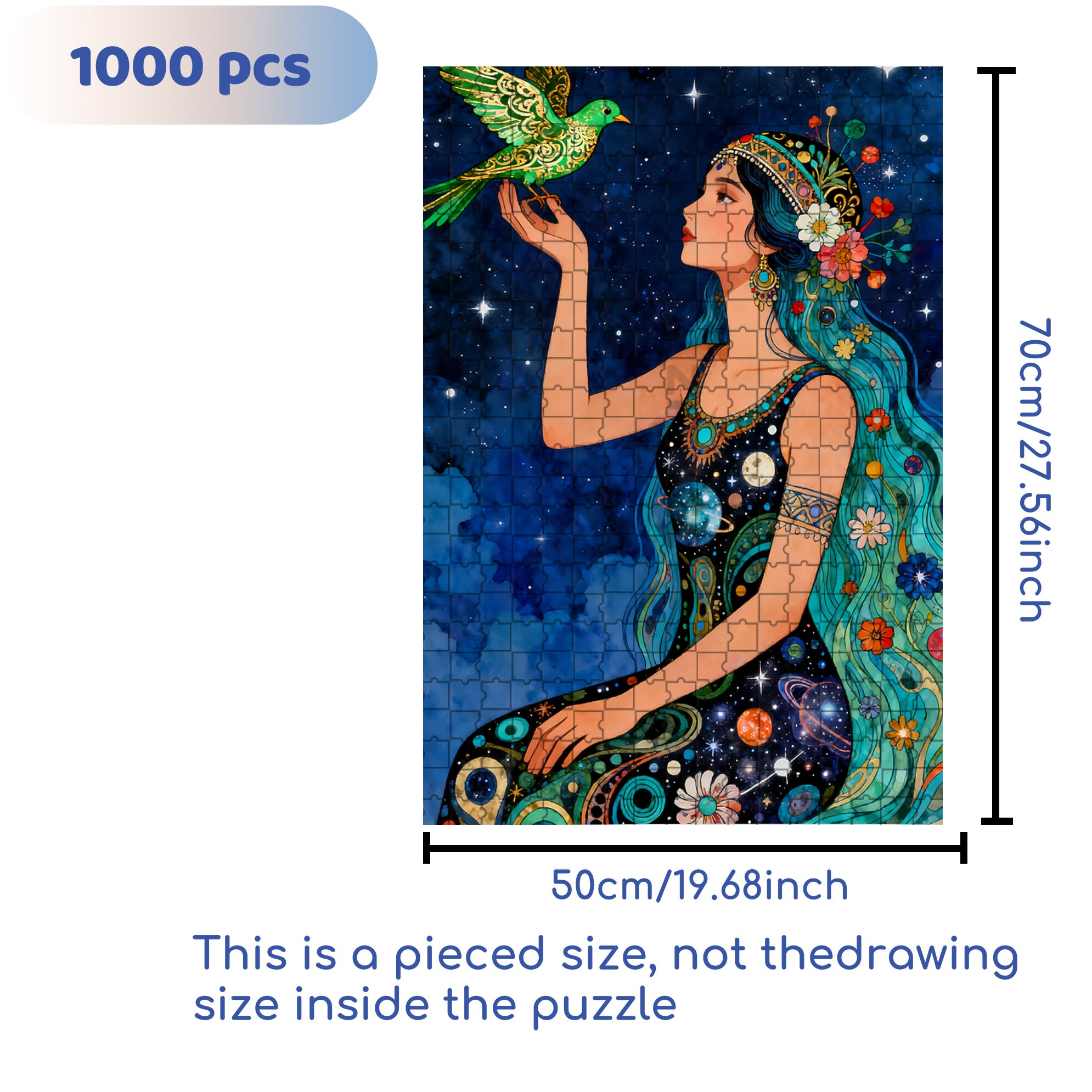Peace And Freedom 500pcs/1000pcs Jigsaw Puzzle, Scratch-Resistant, Interactive Family Game & Brain-Boosting DIY Decor, Perfect for Halloween, Christmas & New Year Gifts, Family Puzzle Game