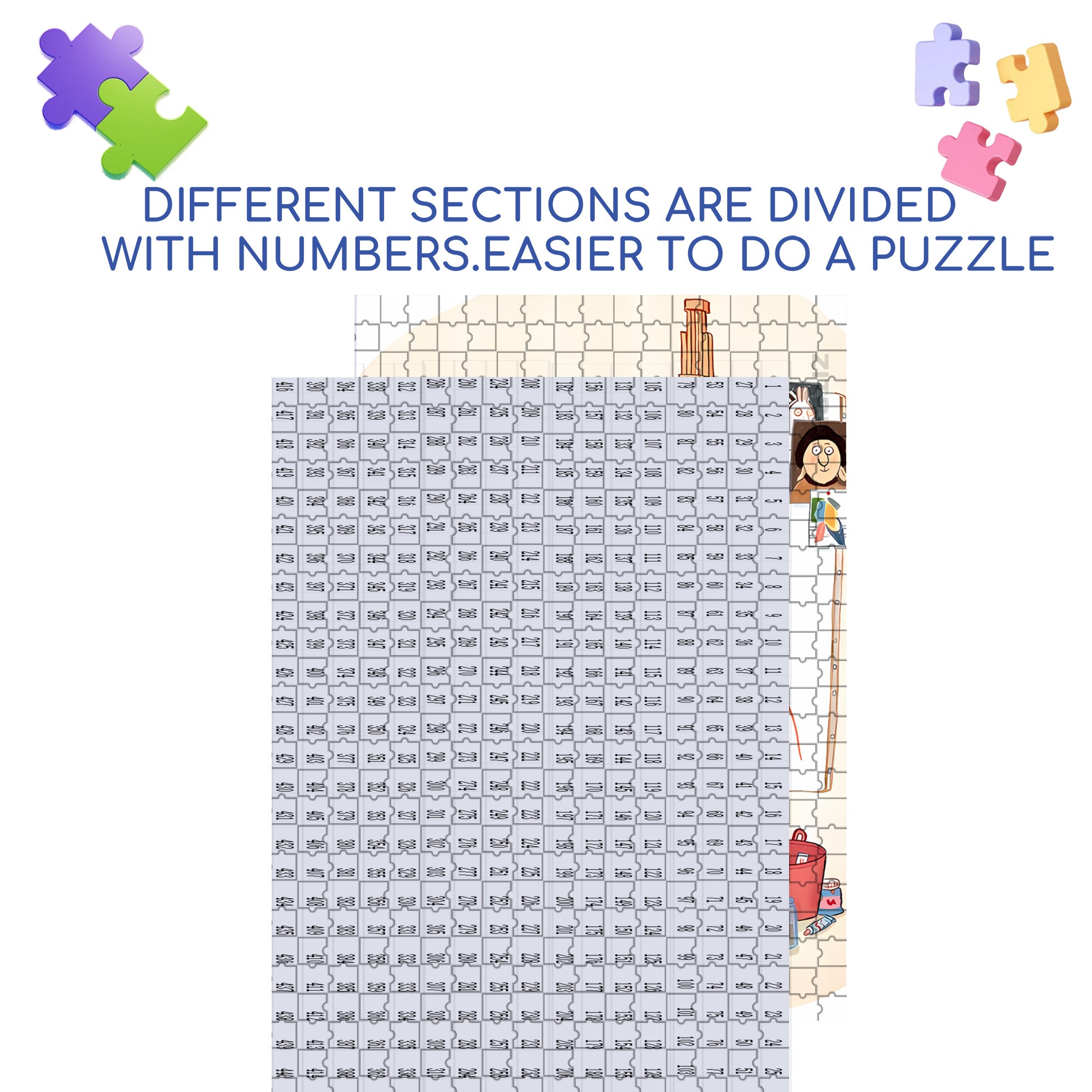 Self-Portrait 500pcs/1000pcs Jigsaw Puzzle, Scratch-Resistant, Interactive Family Game & Brain-Boosting DIY Decor, Perfect for Halloween, Christmas & New Year Gifts, Family Puzzle Game