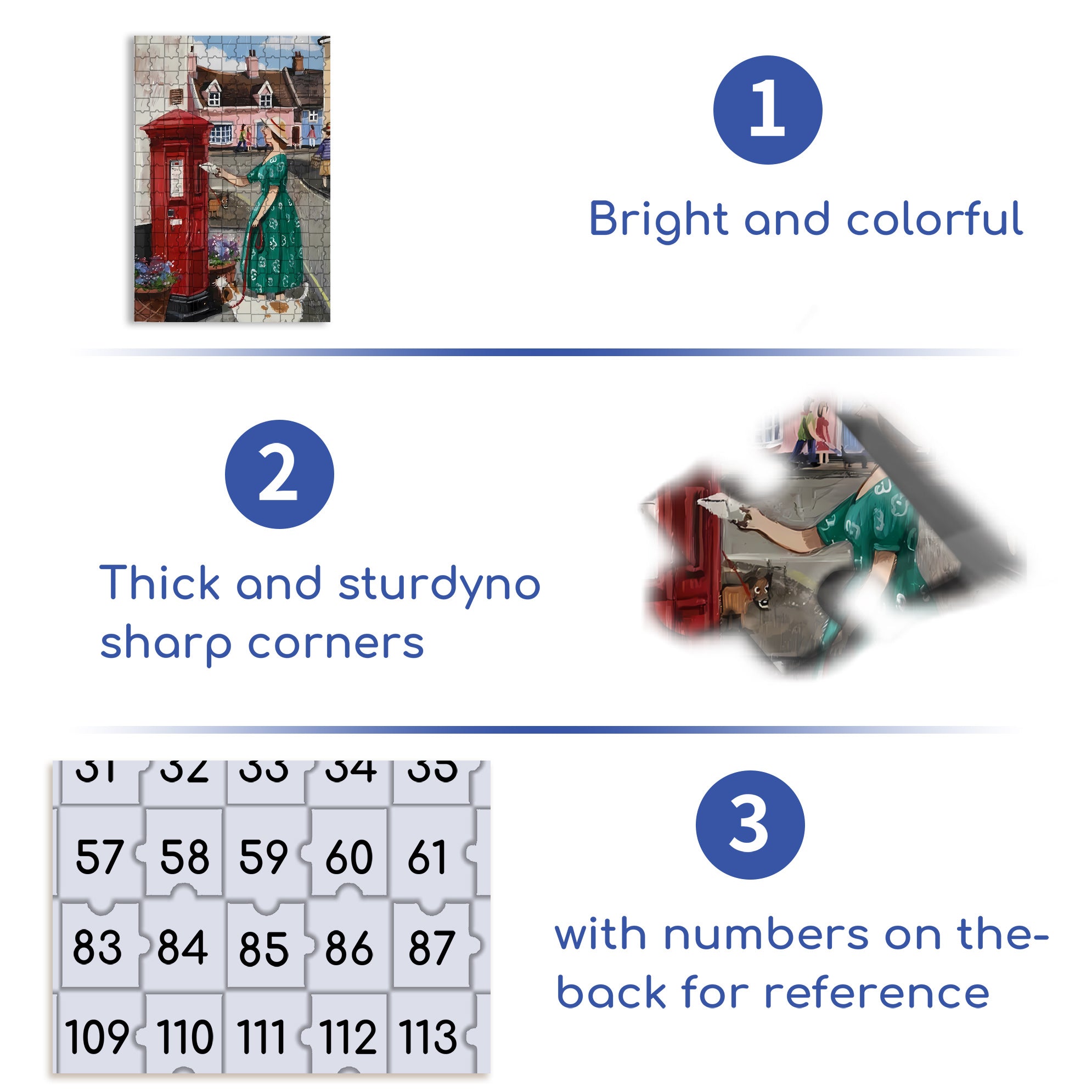 Send A Letter 500pcs/1000pcs Jigsaw Puzzle, Scratch-Resistant, Interactive Family Game & Brain-Boosting DIY Decor, Perfect for Halloween, Christmas & New Year Gifts, Family Puzzle Game