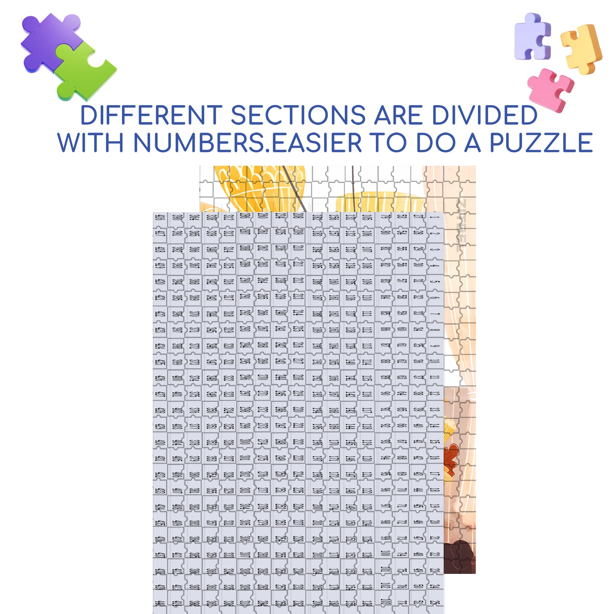 Stage Play 500pcs/1000pcs Jigsaw Puzzle, Scratch-Resistant, Interactive Family Game & Brain-Boosting DIY Decor, Perfect for Halloween, Christmas & New Year Gifts, Family Puzzle Game