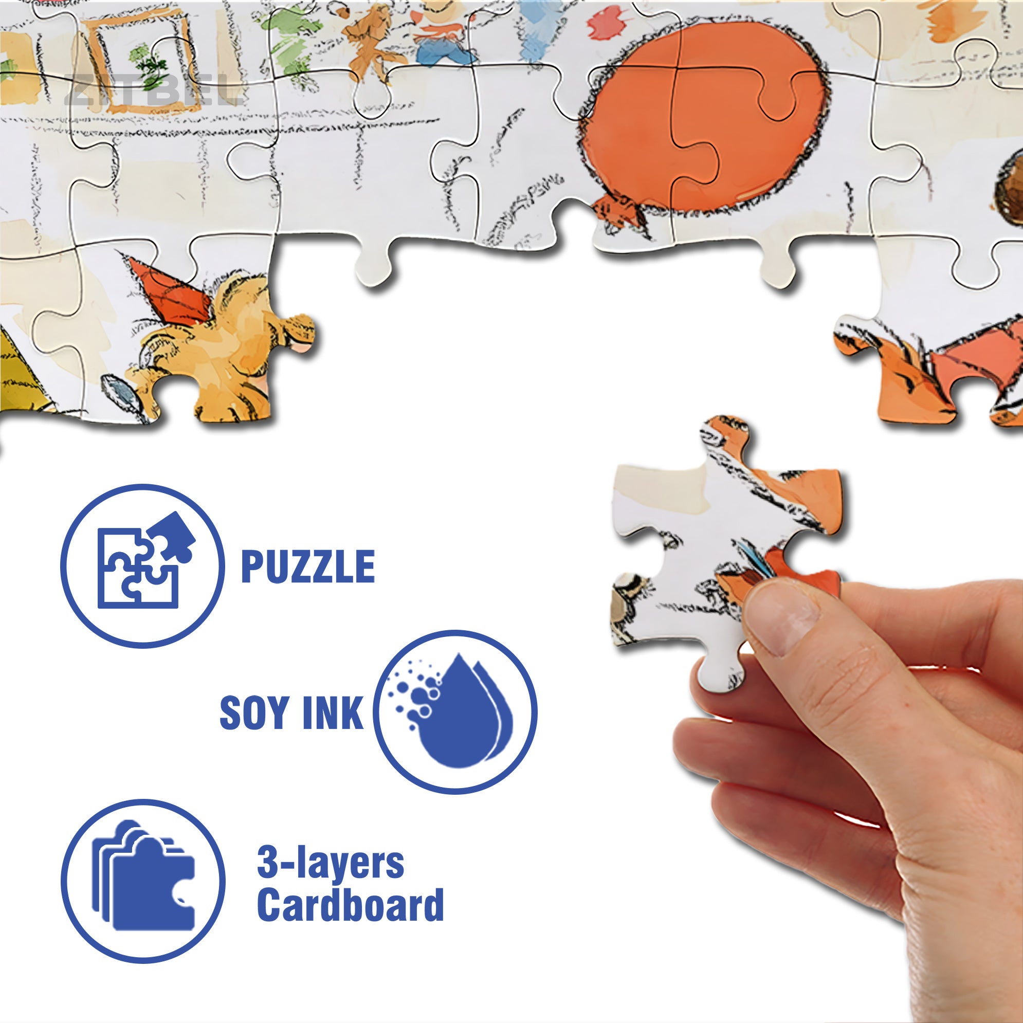 Stephen's Party 500pcs/1000pcs Jigsaw Puzzle, Scratch-Resistant, Interactive Family Game & Brain-Boosting DIY Decor, Perfect for Halloween, Christmas & New Year Gifts, Family Puzzle Game