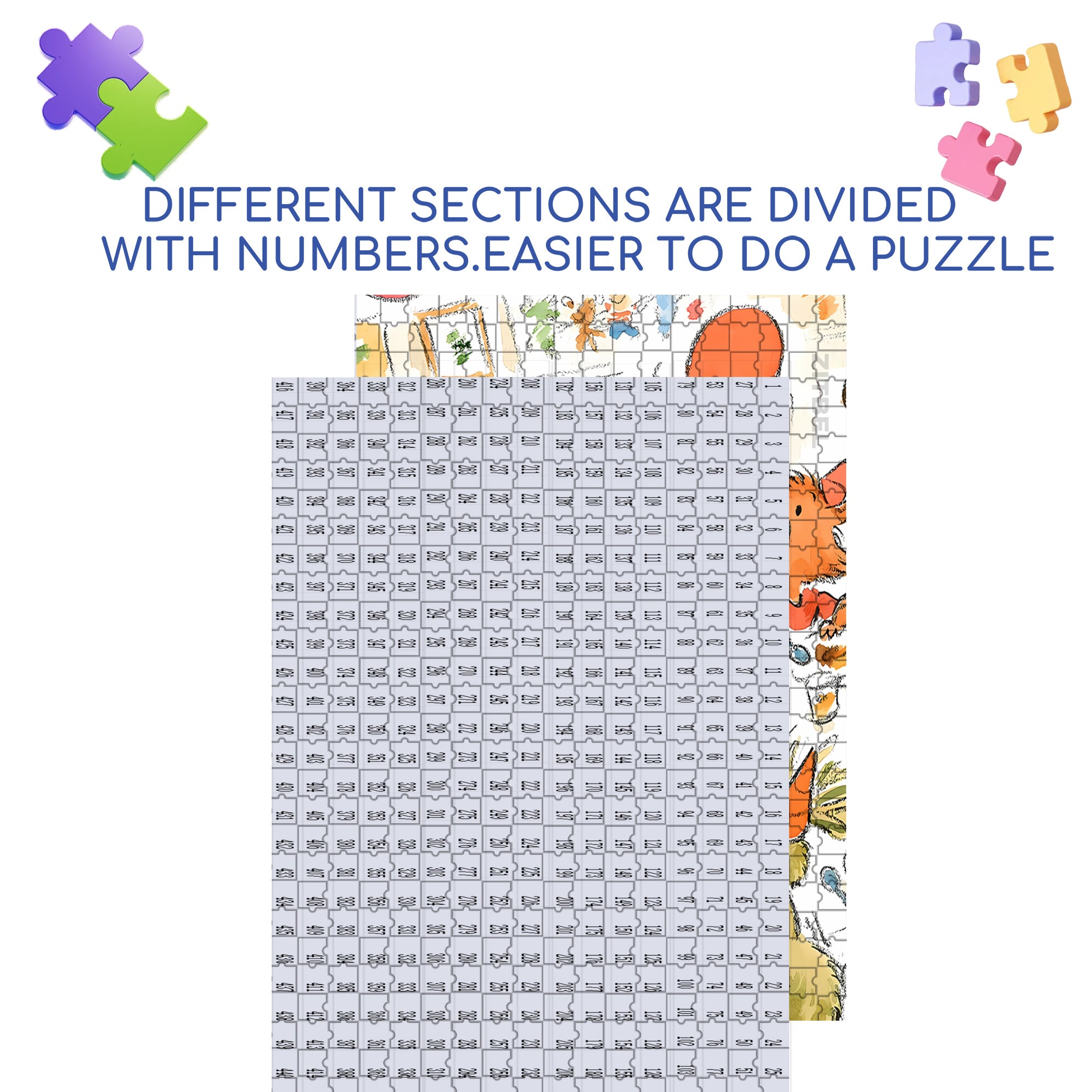 Stephen's Party 500pcs/1000pcs Jigsaw Puzzle, Scratch-Resistant, Interactive Family Game & Brain-Boosting DIY Decor, Perfect for Halloween, Christmas & New Year Gifts, Family Puzzle Game