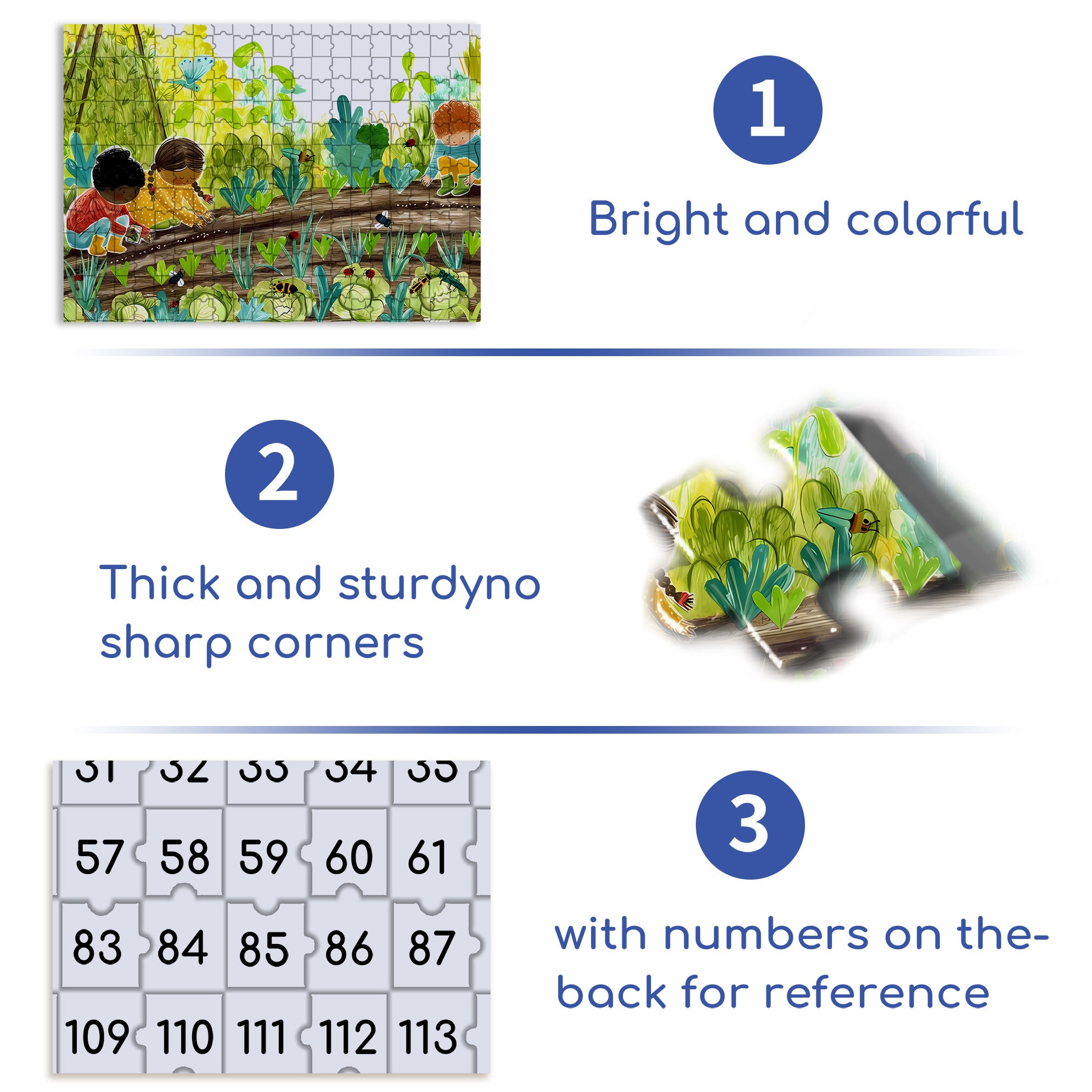 Vegetable Farm 500pcs/1000pcs Jigsaw Puzzle, Scratch-Resistant, Interactive Family Game & Brain-Boosting DIY Decor, Perfect for Halloween, Christmas & New Year Gifts, Family Puzzle Game