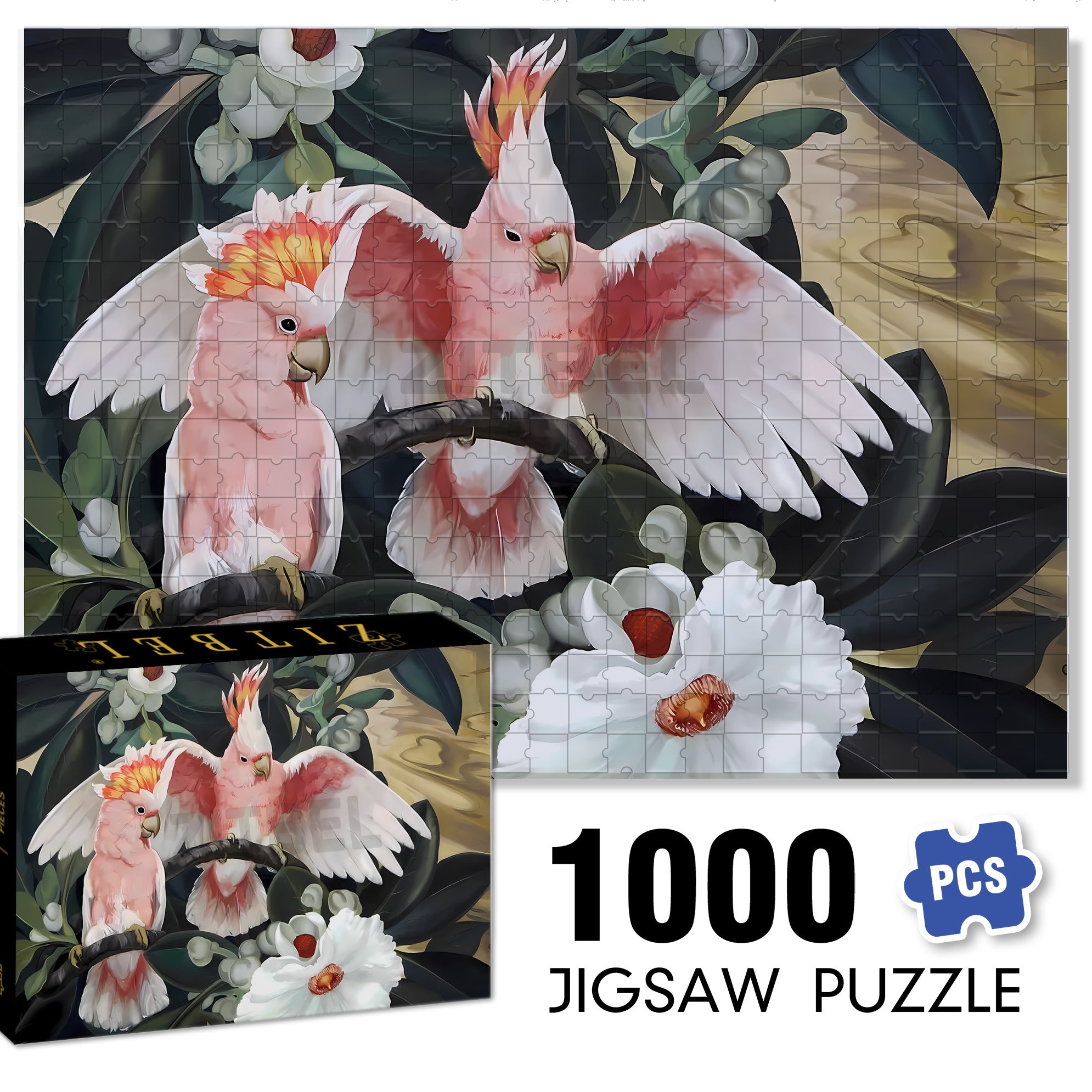 Vibrant 500pcs/1000pcs Jigsaw Puzzle, Scratch-Resistant, Interactive Family Game & Brain-Boosting DIY Decor, Perfect for Halloween, Christmas & New Year Gifts, Family Puzzle Game