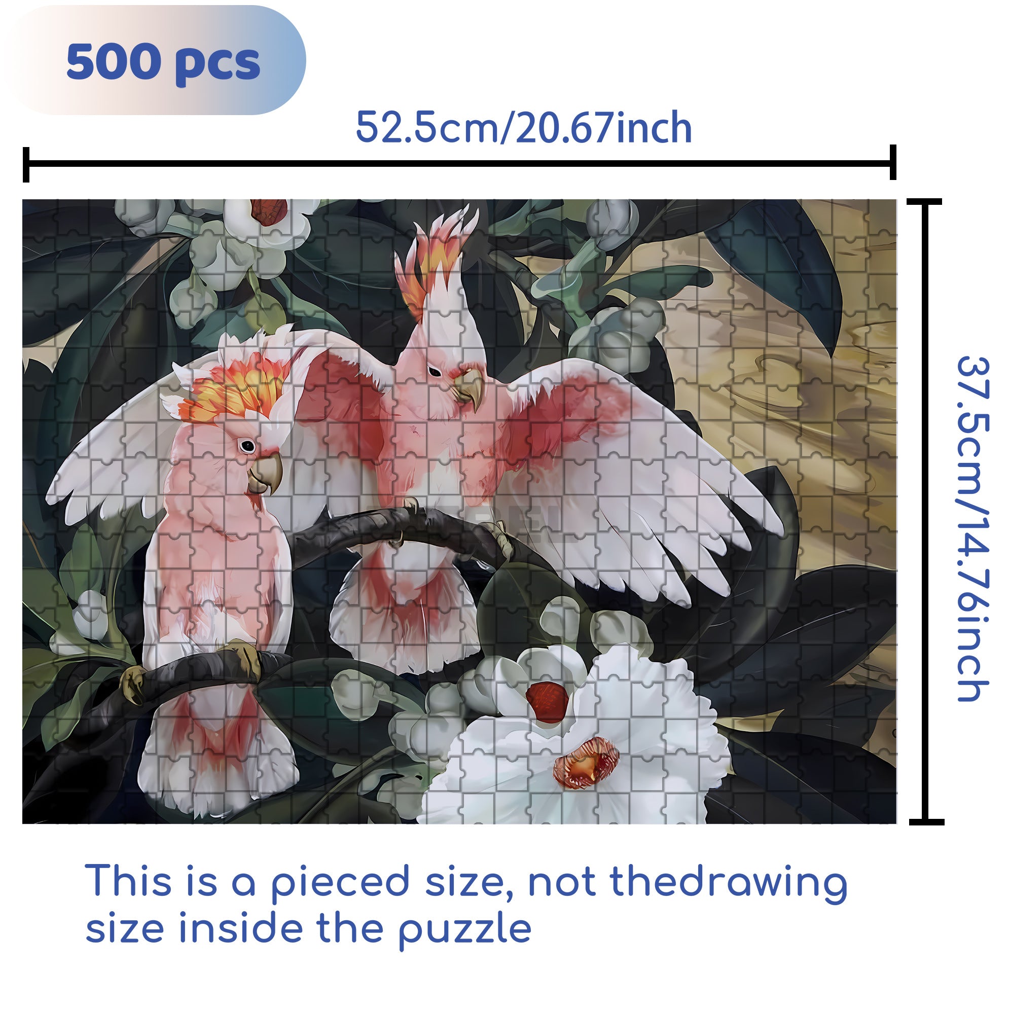 Vibrant 500pcs/1000pcs Jigsaw Puzzle, Scratch-Resistant, Interactive Family Game & Brain-Boosting DIY Decor, Perfect for Halloween, Christmas & New Year Gifts, Family Puzzle Game