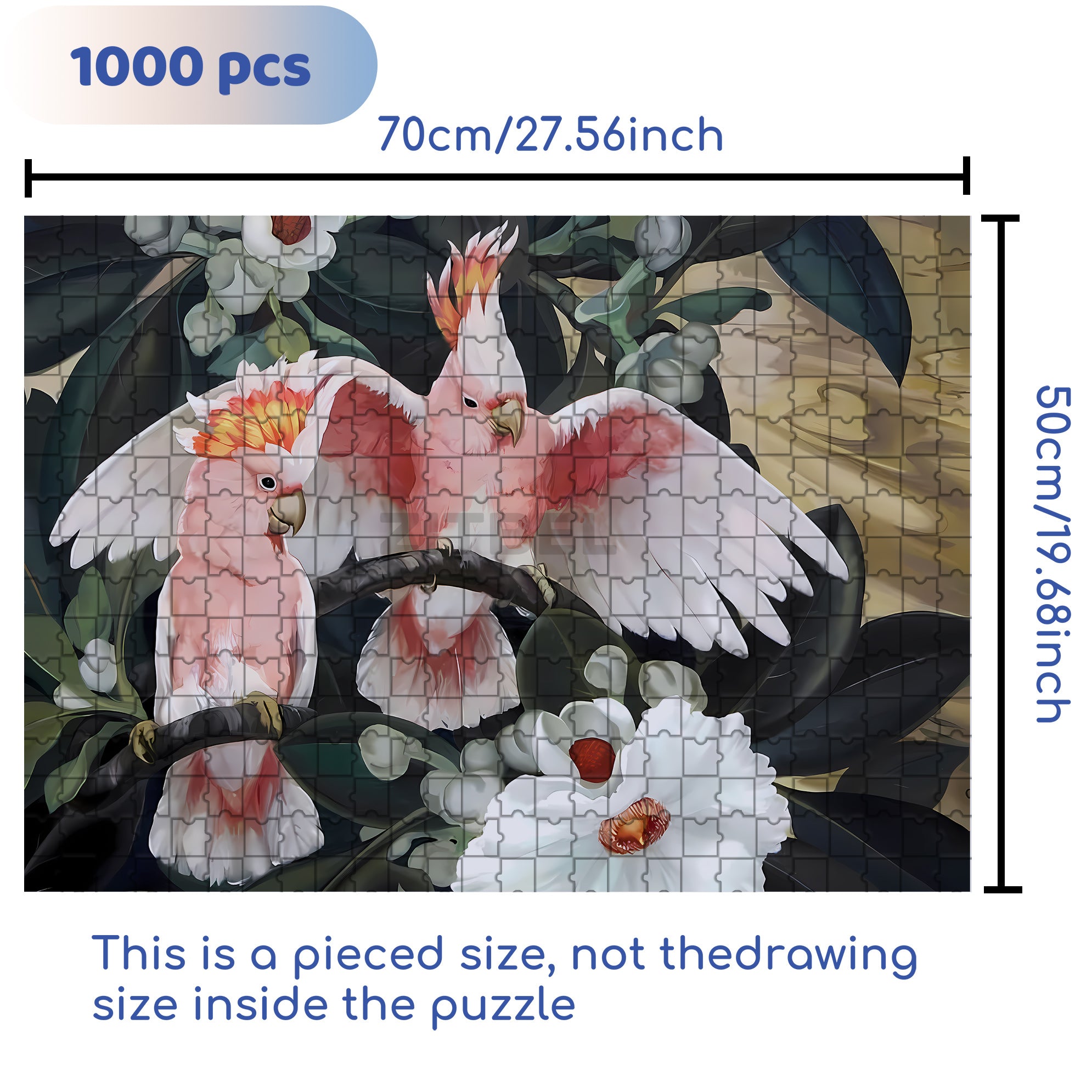 Vibrant 500pcs/1000pcs Jigsaw Puzzle, Scratch-Resistant, Interactive Family Game & Brain-Boosting DIY Decor, Perfect for Halloween, Christmas & New Year Gifts, Family Puzzle Game