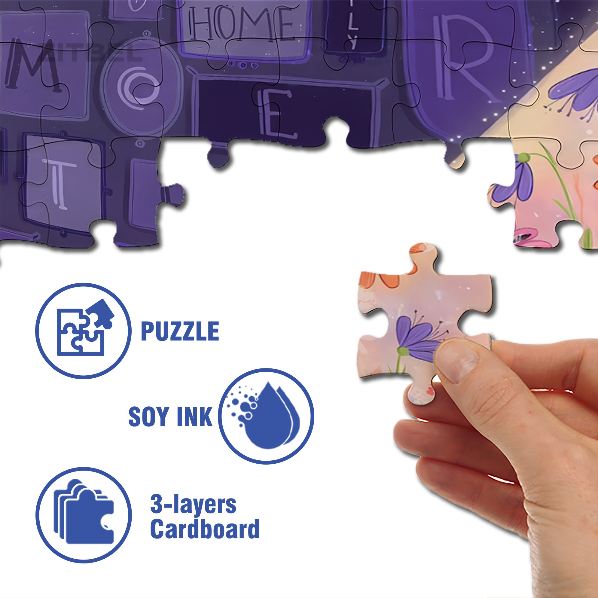 A Beam Of Light 500pcs/1000pcs Jigsaw Puzzle, Scratch-Resistant, Interactive Family Game & Brain-Boosting DIY Decor, Perfect for Halloween, Christmas & New Year Gifts, Family Puzzle Game