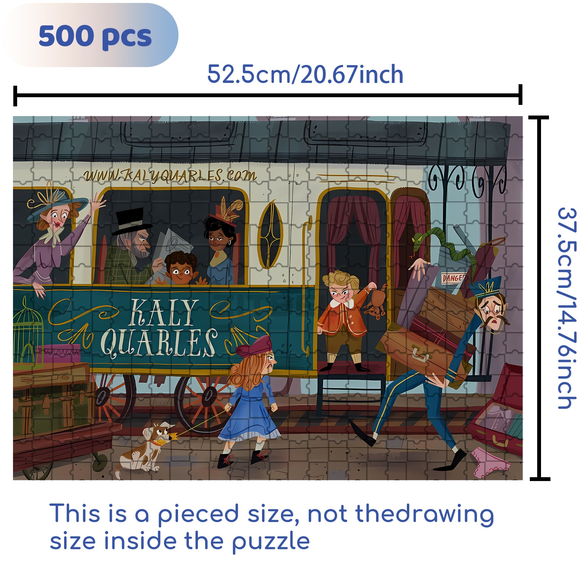 Angry 500pcs/1000pcs Jigsaw Puzzle, Scratch-Resistant, Interactive Family Game & Brain-Boosting DIY Decor, Perfect for Halloween, Christmas & New Year Gifts, Family Puzzle Game