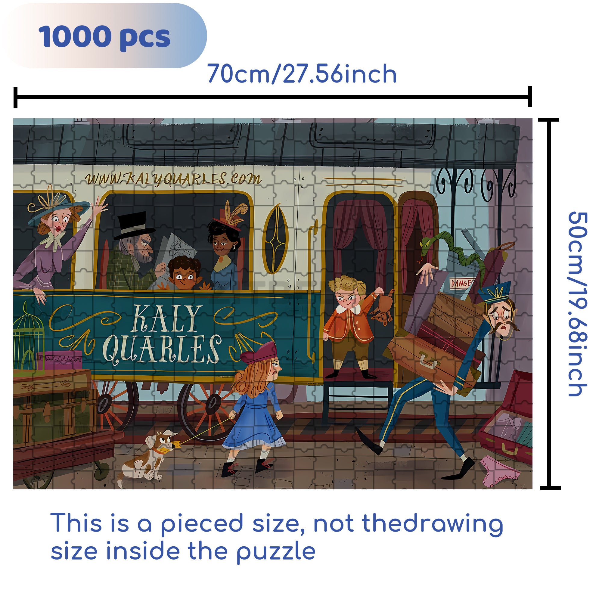 Angry 500pcs/1000pcs Jigsaw Puzzle, Scratch-Resistant, Interactive Family Game & Brain-Boosting DIY Decor, Perfect for Halloween, Christmas & New Year Gifts, Family Puzzle Game