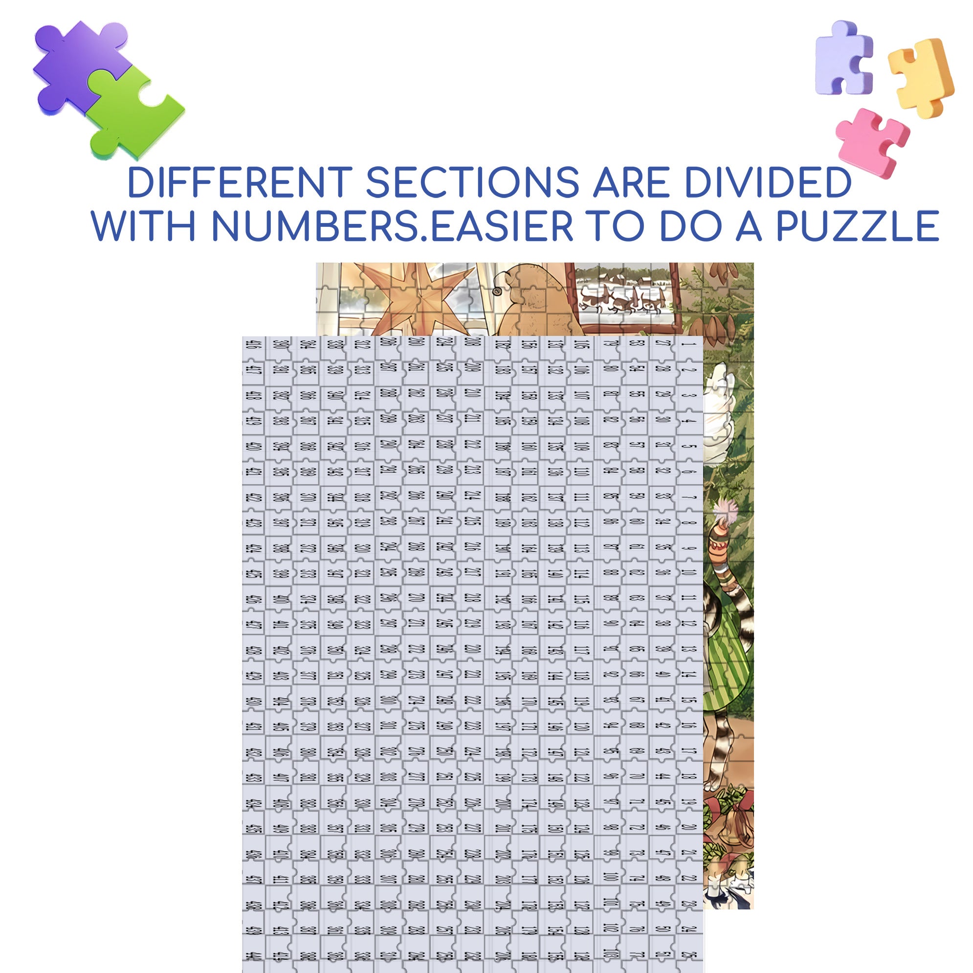 Annual 500pcs/1000pcs Jigsaw Puzzle, Scratch-Resistant, Interactive Family Game & Brain-Boosting DIY Decor, Perfect for Halloween, Christmas & New Year Gifts, Family Puzzle Game