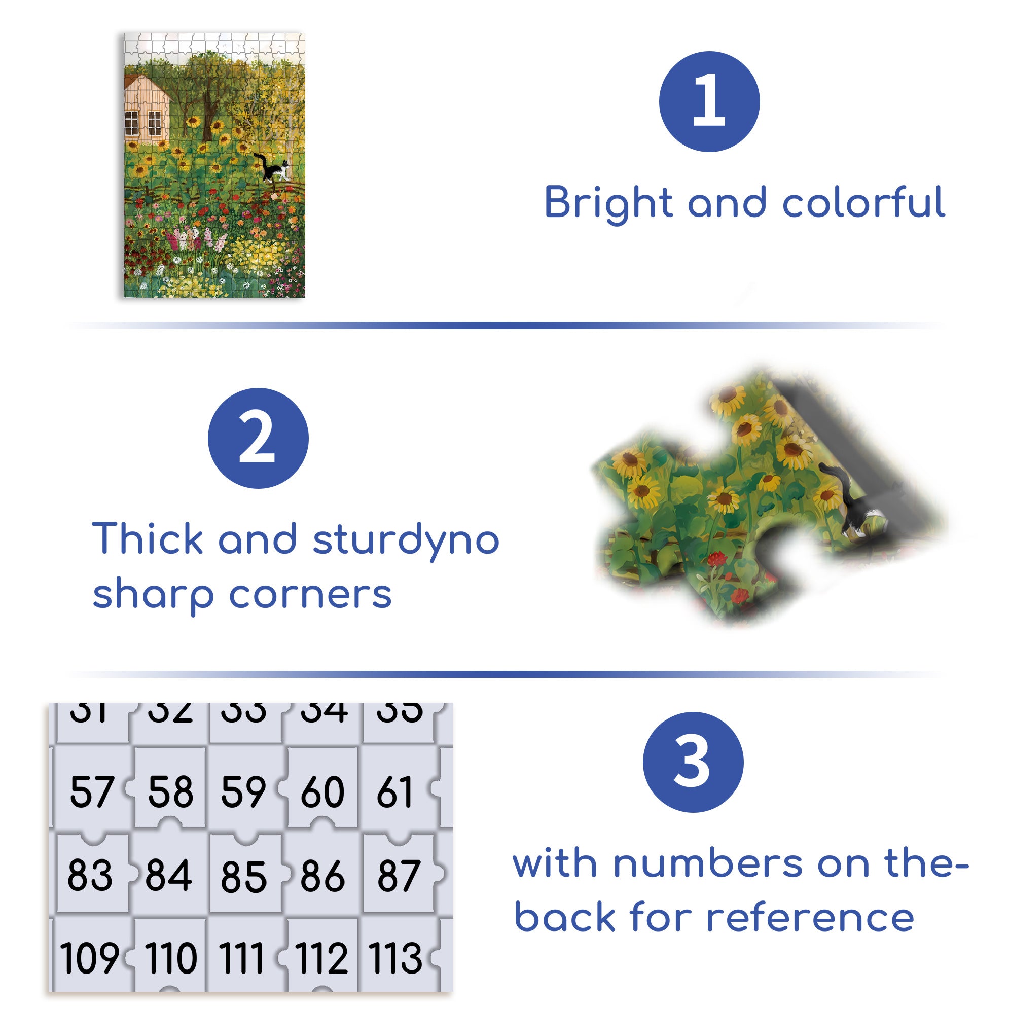 August Days 500pcs/1000pcs Jigsaw Puzzle, Scratch-Resistant, Interactive Family Game & Brain-Boosting DIY Decor, Perfect for Halloween, Christmas & New Year Gifts, Family Puzzle Game