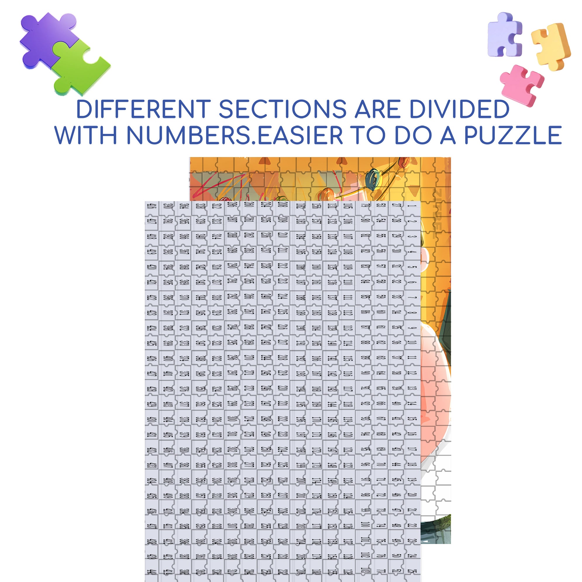 Dad's Tenderness 500pcs/1000pcs Jigsaw Puzzle, Scratch-Resistant, Interactive Family Game & Brain-Boosting DIY Decor, Perfect for Halloween, Christmas & New Year Gifts, Family Puzzle Game