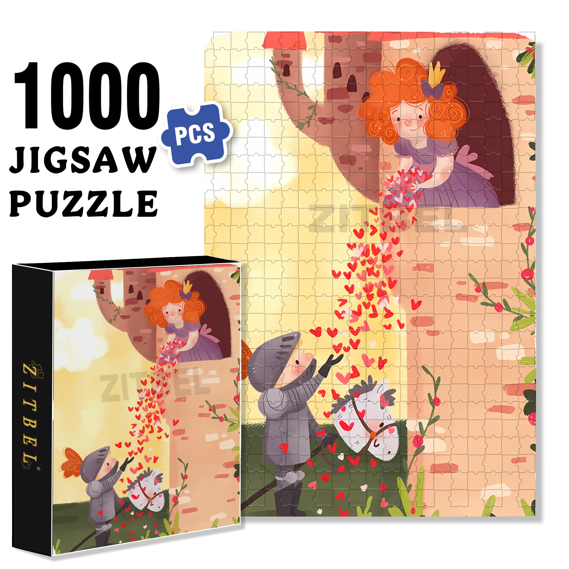 For You 500pcs/1000pcs Jigsaw Puzzle, Scratch-Resistant, Interactive Family Game & Brain-Boosting DIY Decor, Perfect for Halloween, Christmas & New Year Gifts, Family Puzzle Game