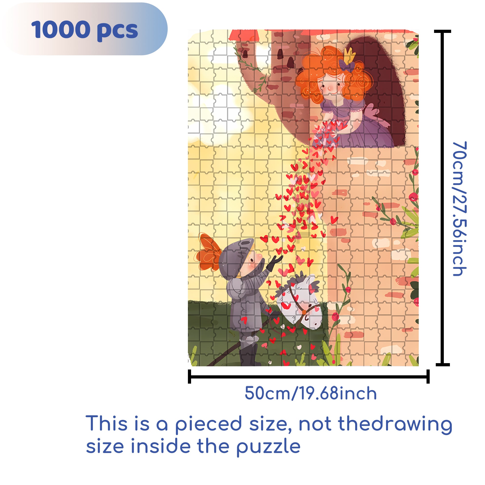 For You 500pcs/1000pcs Jigsaw Puzzle, Scratch-Resistant, Interactive Family Game & Brain-Boosting DIY Decor, Perfect for Halloween, Christmas & New Year Gifts, Family Puzzle Game
