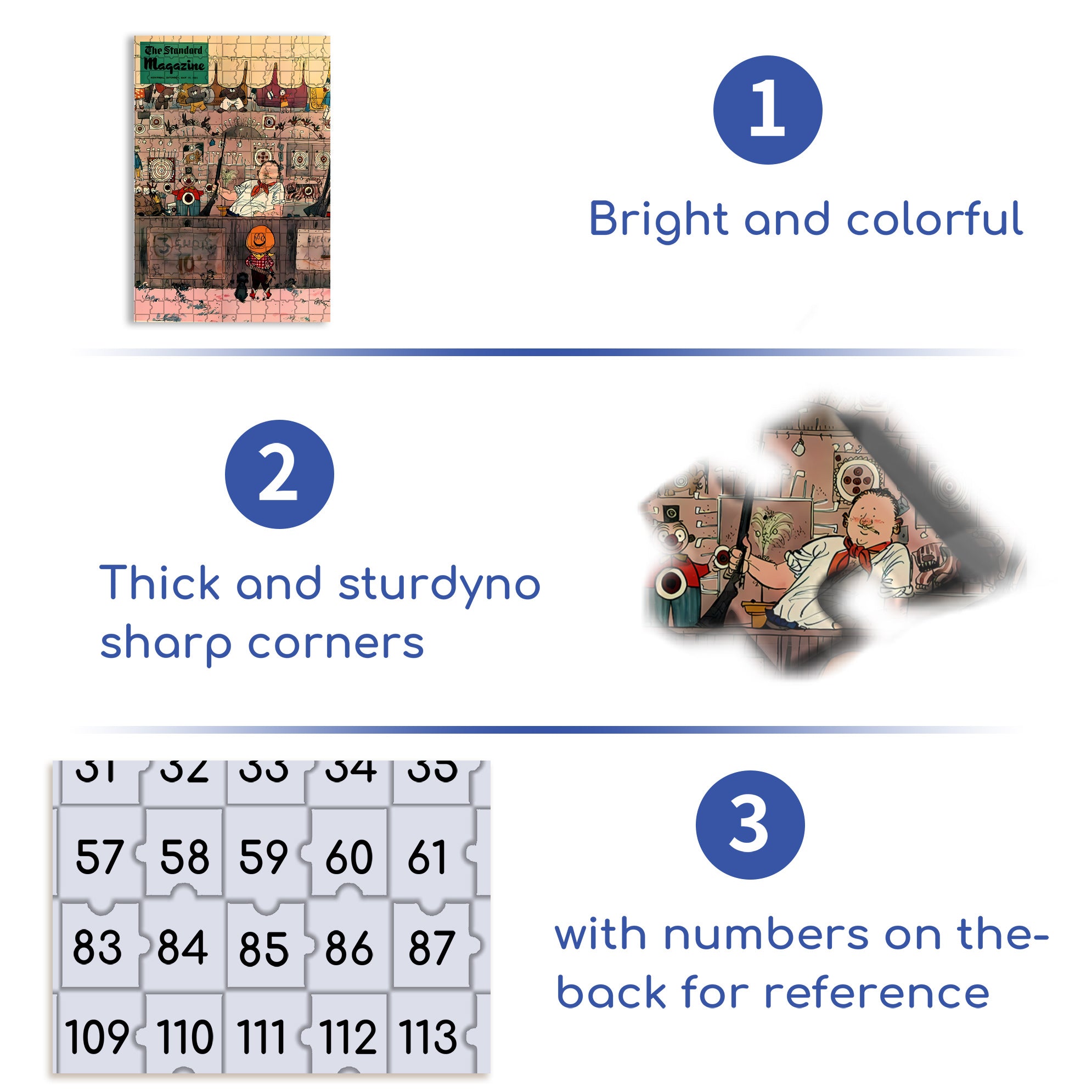 Game Booths 500pcs/1000pcs Jigsaw Puzzle, Scratch-Resistant, Interactive Family Game & Brain-Boosting DIY Decor, Perfect for Halloween, Christmas & New Year Gifts, Family Puzzle Game