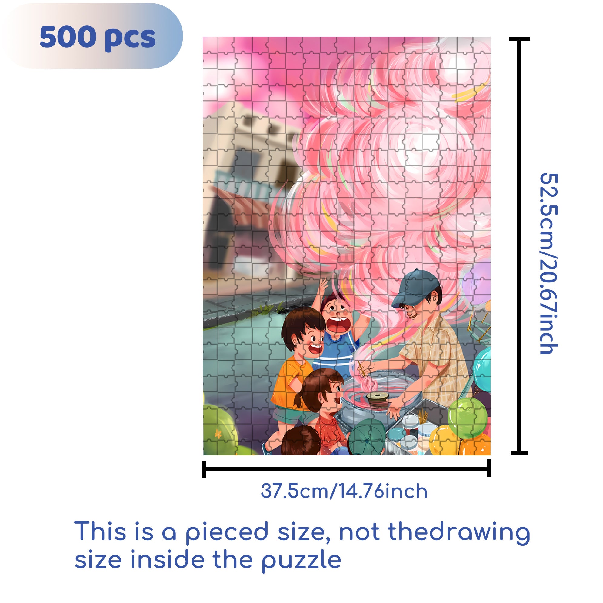 Happy Moments 500pcs/1000pcs Jigsaw Puzzle, Scratch-Resistant, Interactive Family Game & Brain-Boosting DIY Decor, Perfect for Halloween, Christmas & New Year Gifts, Family Puzzle Game