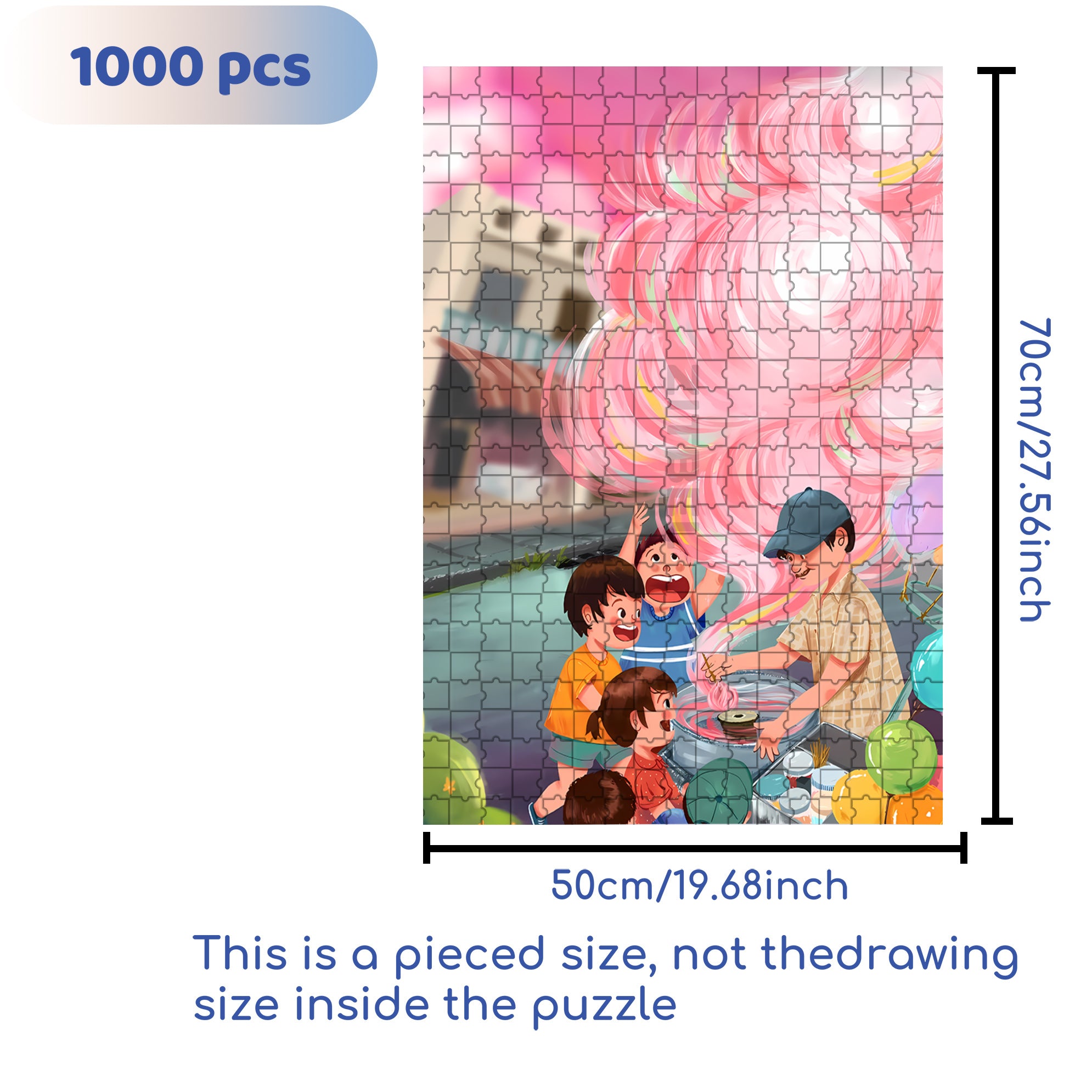Happy Moments 500pcs/1000pcs Jigsaw Puzzle, Scratch-Resistant, Interactive Family Game & Brain-Boosting DIY Decor, Perfect for Halloween, Christmas & New Year Gifts, Family Puzzle Game