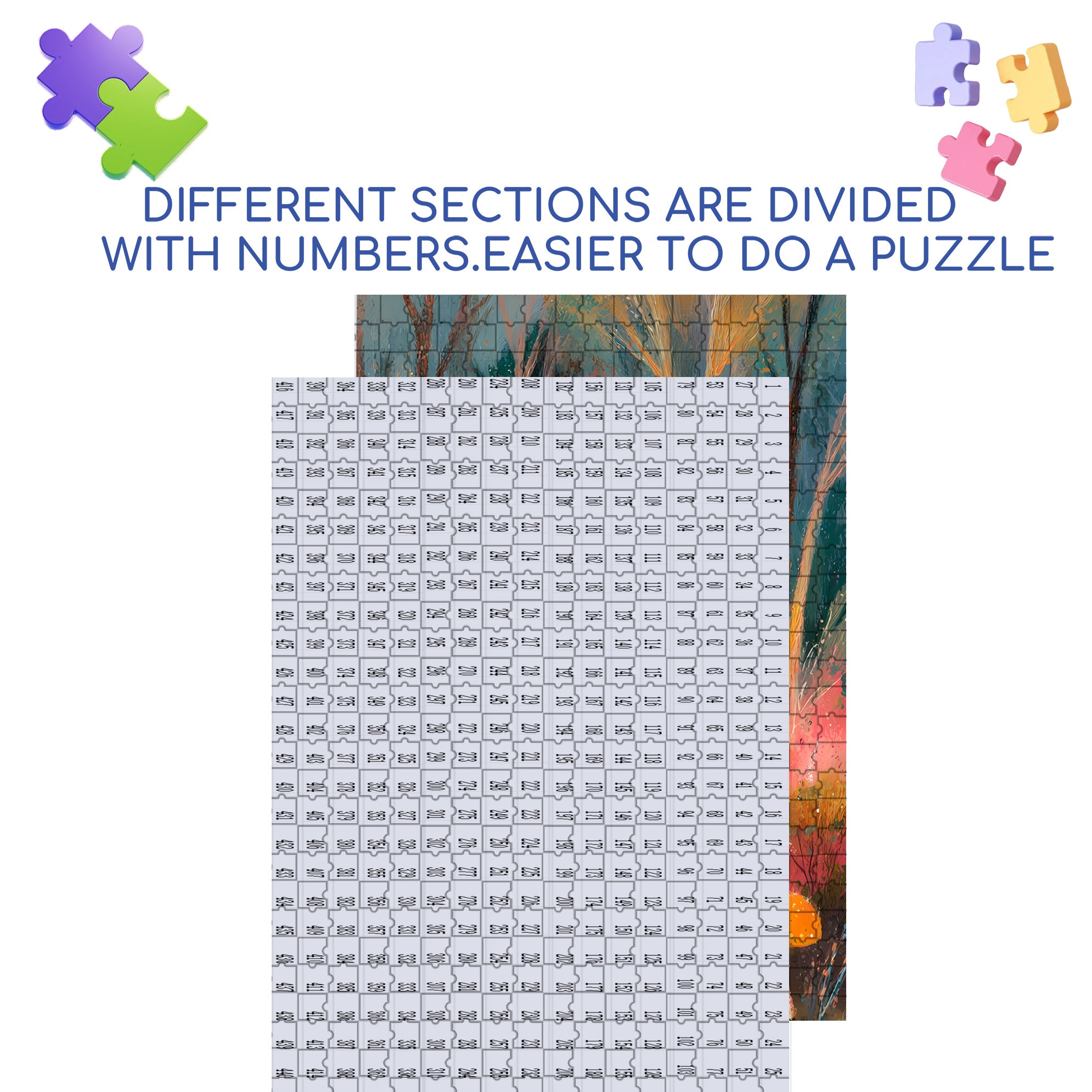 Light Of Hope 500pcs/1000pcs Jigsaw Puzzle, Scratch-Resistant, Interactive Family Game & Brain-Boosting DIY Decor, Perfect for Halloween, Christmas & New Year Gifts, Family Puzzle Game