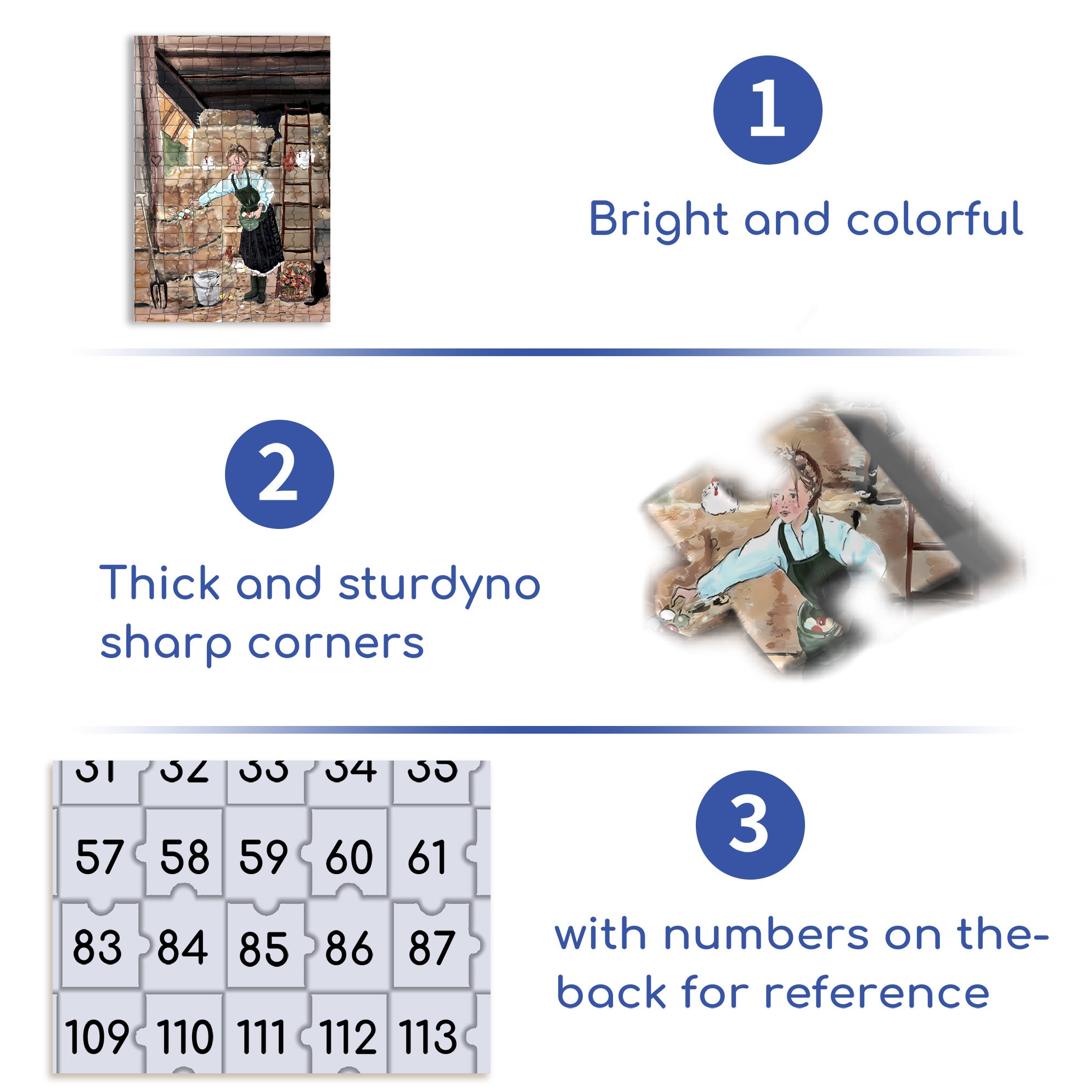 Pearl 500pcs/1000pcs Jigsaw Puzzle, Scratch-Resistant, Interactive Family Game & Brain-Boosting DIY Decor, Perfect for Halloween, Christmas & New Year Gifts, Family Puzzle Game