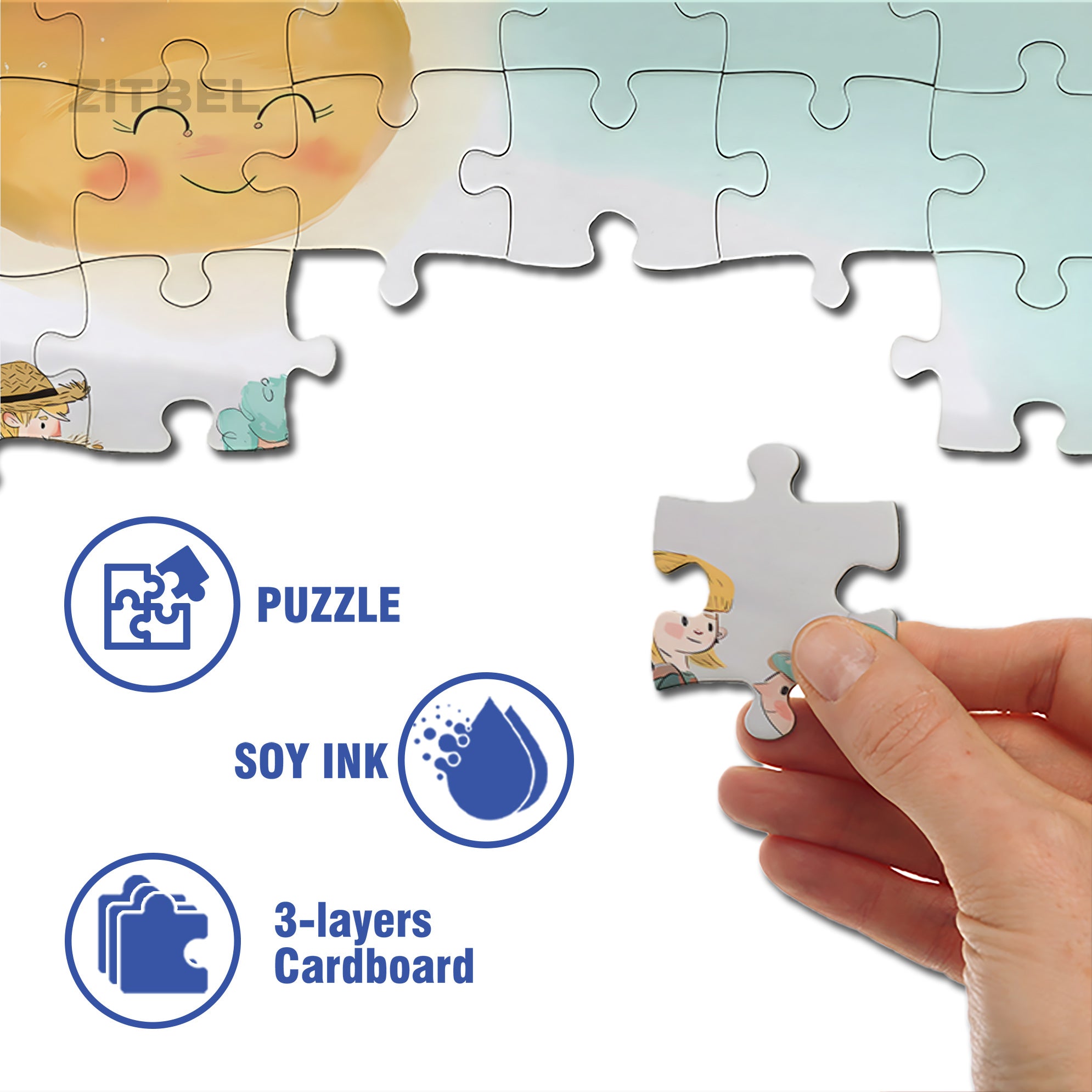 People Coming And Going 500pcs/1000pcs Jigsaw Puzzle, Scratch-Resistant, Interactive Family Game & Brain-Boosting DIY Decor, Perfect for Halloween, Christmas & New Year Gifts, Family Puzzle Game