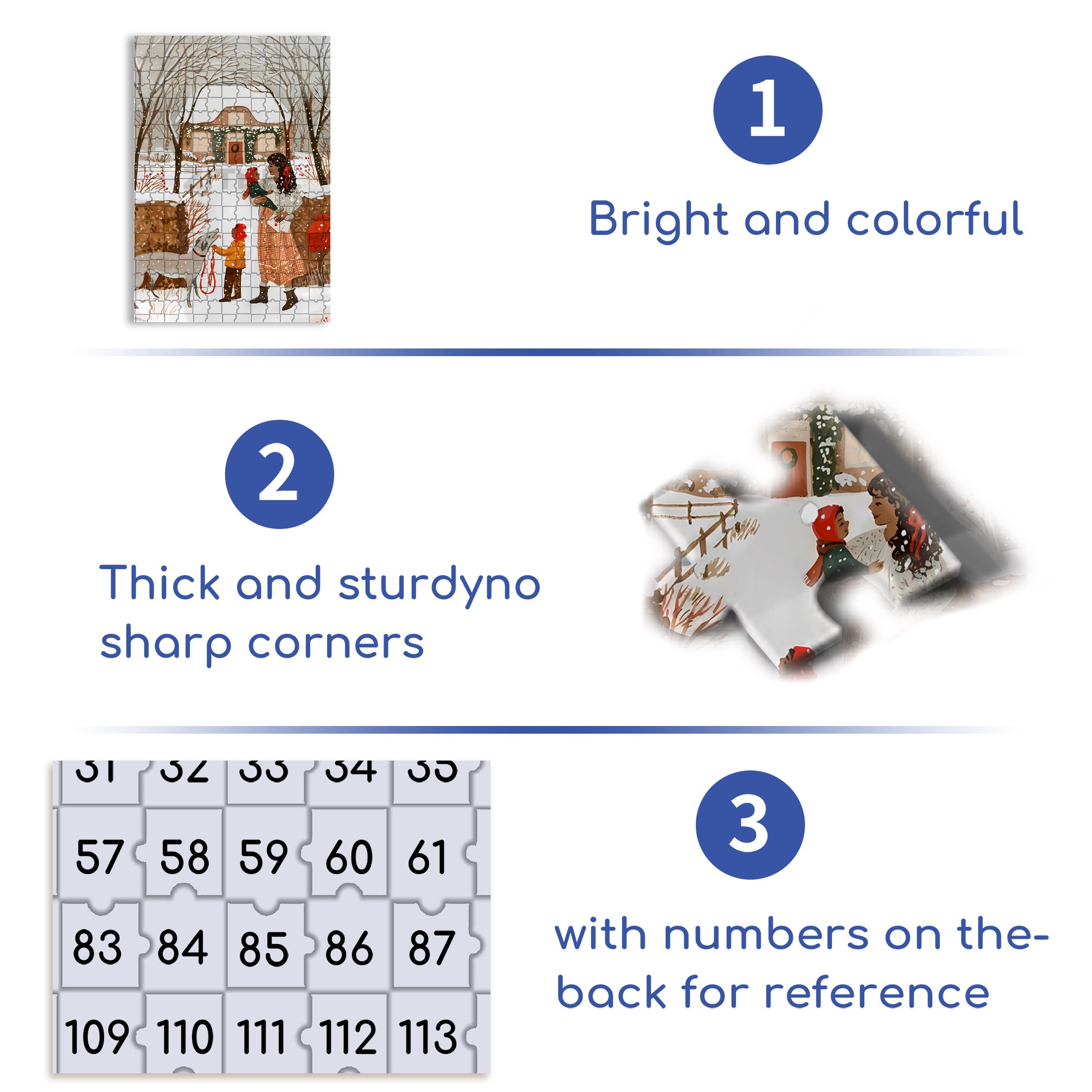 Receive Mail 500pcs/1000pcs Jigsaw Puzzle, Scratch-Resistant, Interactive Family Game & Brain-Boosting DIY Decor, Perfect for Halloween, Christmas & New Year Gifts, Family Puzzle Game