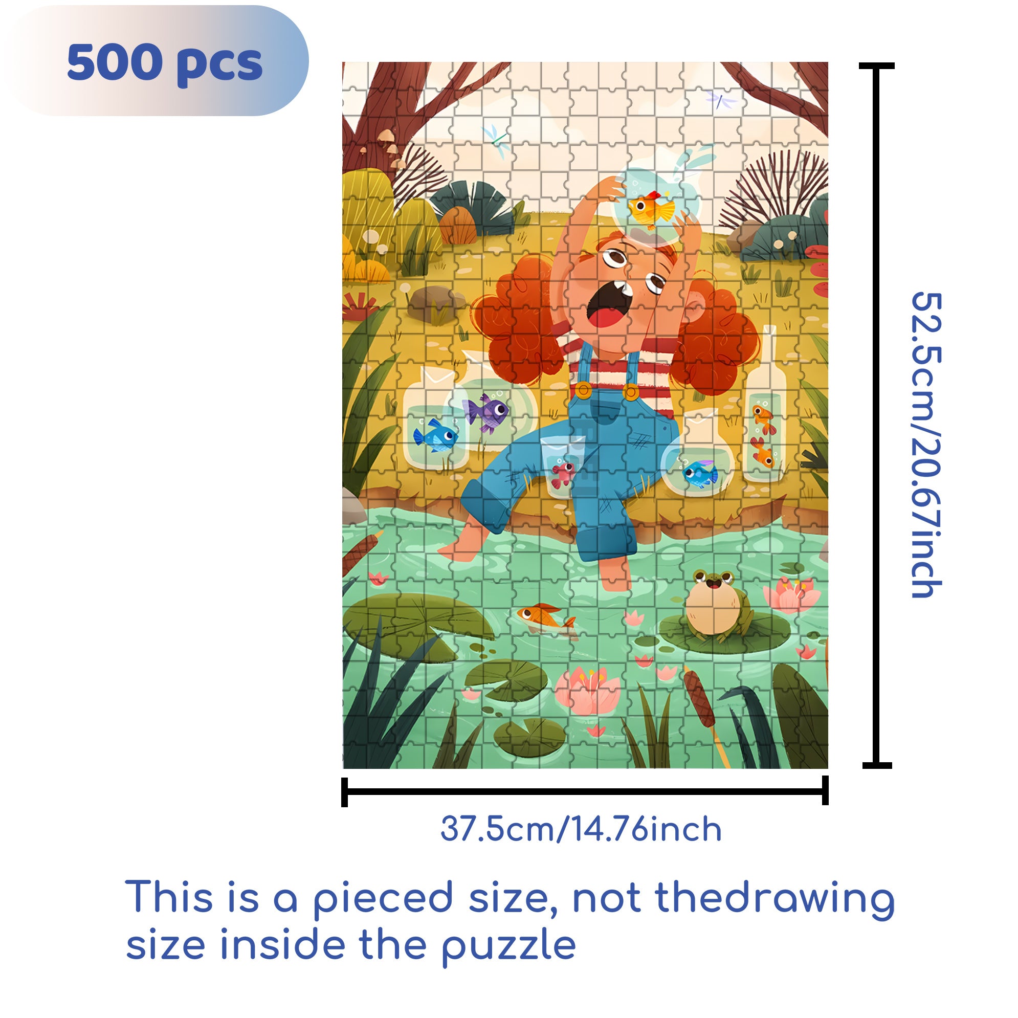 The Secret Life of Birds 500pcs/1000pcs Jigsaw Puzzle, Scratch-Resistant, Interactive Family Game & Brain-Boosting DIY Decor, Perfect for Halloween, Christmas & New Year Gifts, Family Puzzle Game
