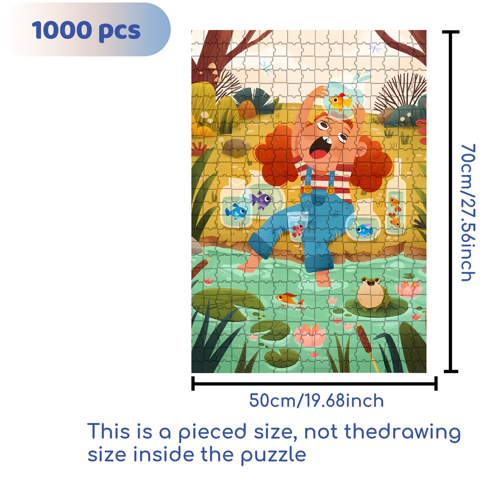 The Secret Life of Birds 500pcs/1000pcs Jigsaw Puzzle, Scratch-Resistant, Interactive Family Game & Brain-Boosting DIY Decor, Perfect for Halloween, Christmas & New Year Gifts, Family Puzzle Game
