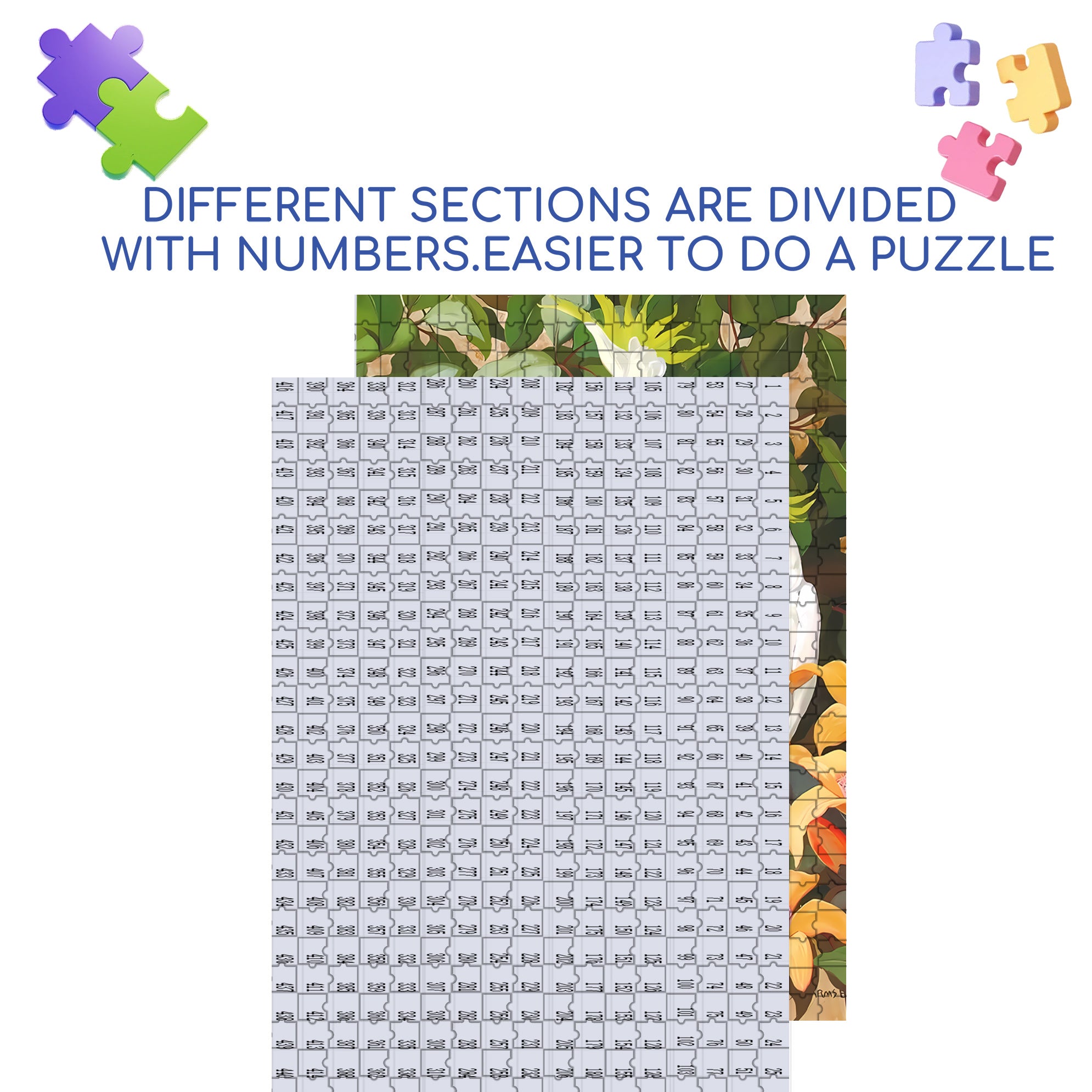 White Parrot 500pcs/1000pcs Jigsaw Puzzle, Scratch-Resistant, Interactive Family Game & Brain-Boosting DIY Decor, Perfect for Halloween, Christmas & New Year Gifts, Family Puzzle Game