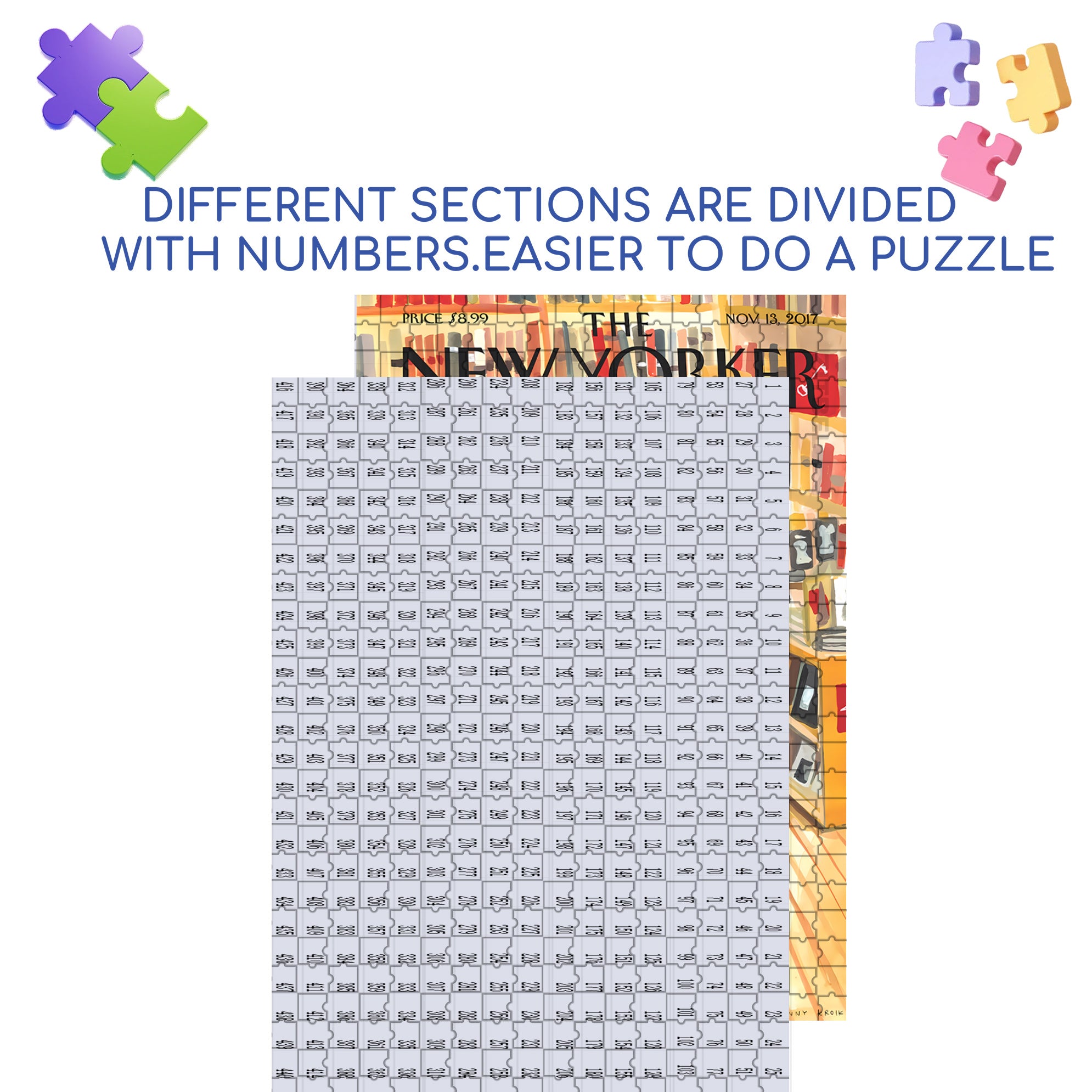 At the Strand 500pcs/1000pcs Jigsaw Puzzle, Scratch-Resistant, Interactive Family Game & Brain-Boosting DIY Decor, Perfect for Halloween, Christmas & New Year Gifts, Family Puzzle Game