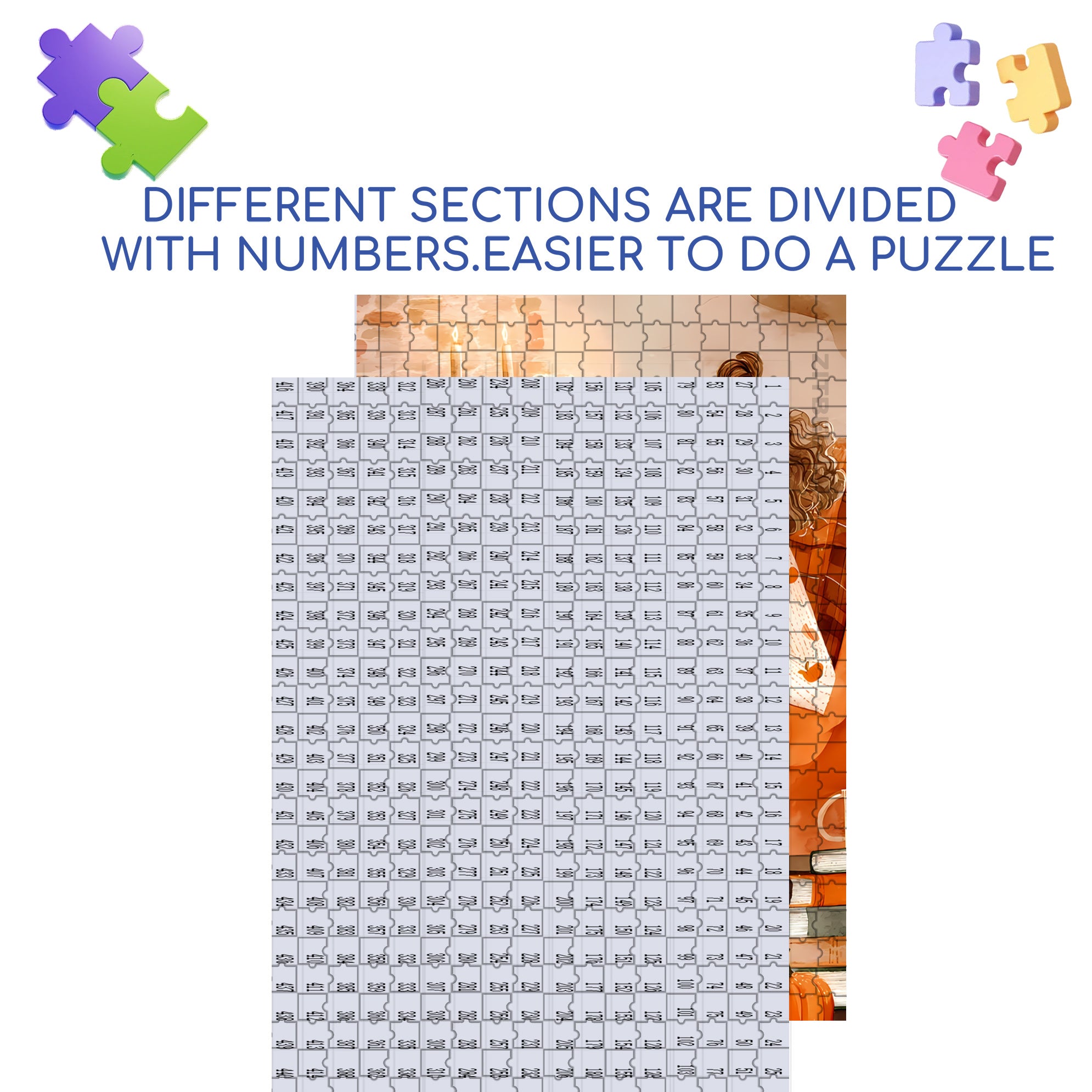 Cozy Autumn Evening 500pcs/1000pcs Jigsaw Puzzle, Scratch-Resistant, Interactive Family Game & Brain-Boosting DIY Decor, Perfect for Halloween, Christmas & New Year Gifts, Family Puzzle Game