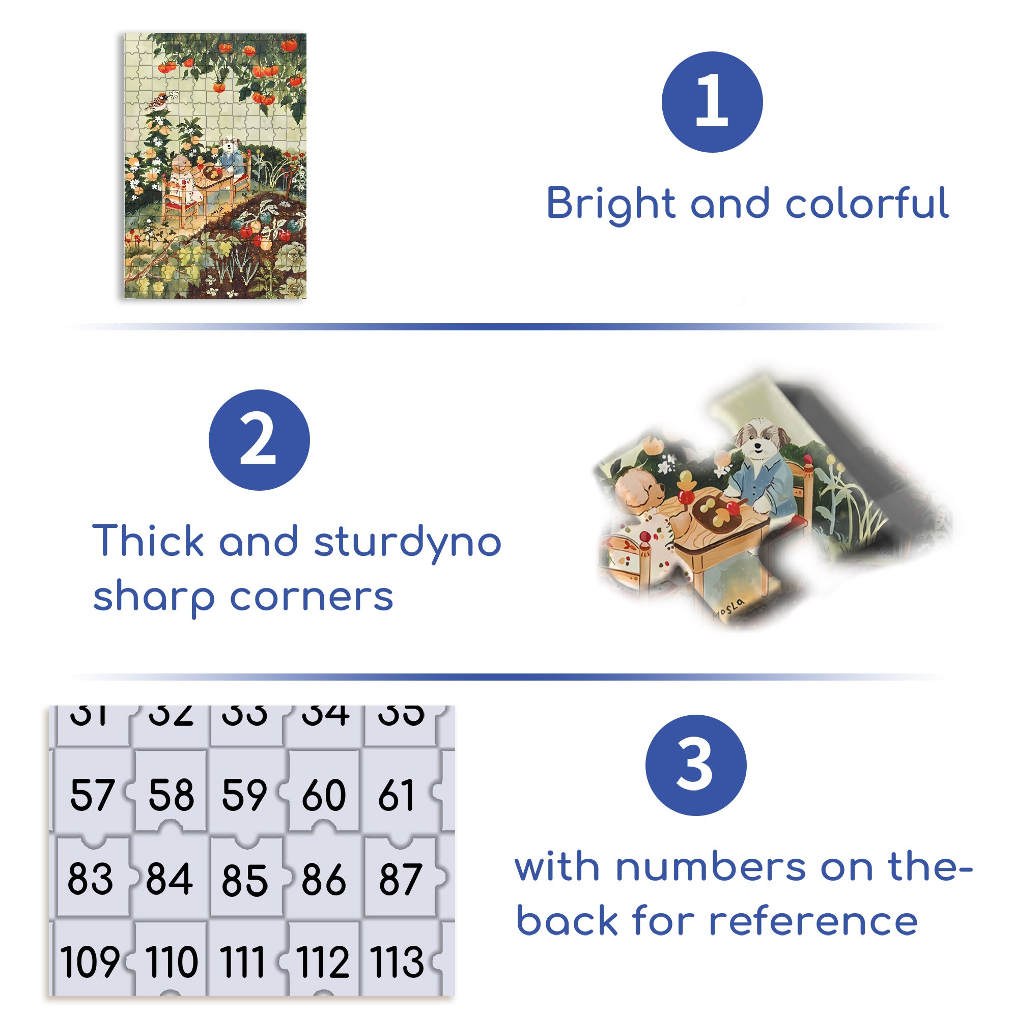 Fruit Tanghulu 500pcs/1000pcs Jigsaw Puzzle, Scratch-Resistant, Interactive Family Game & Brain-Boosting DIY Decor, Perfect for Halloween, Christmas & New Year Gifts, Family Puzzle Game