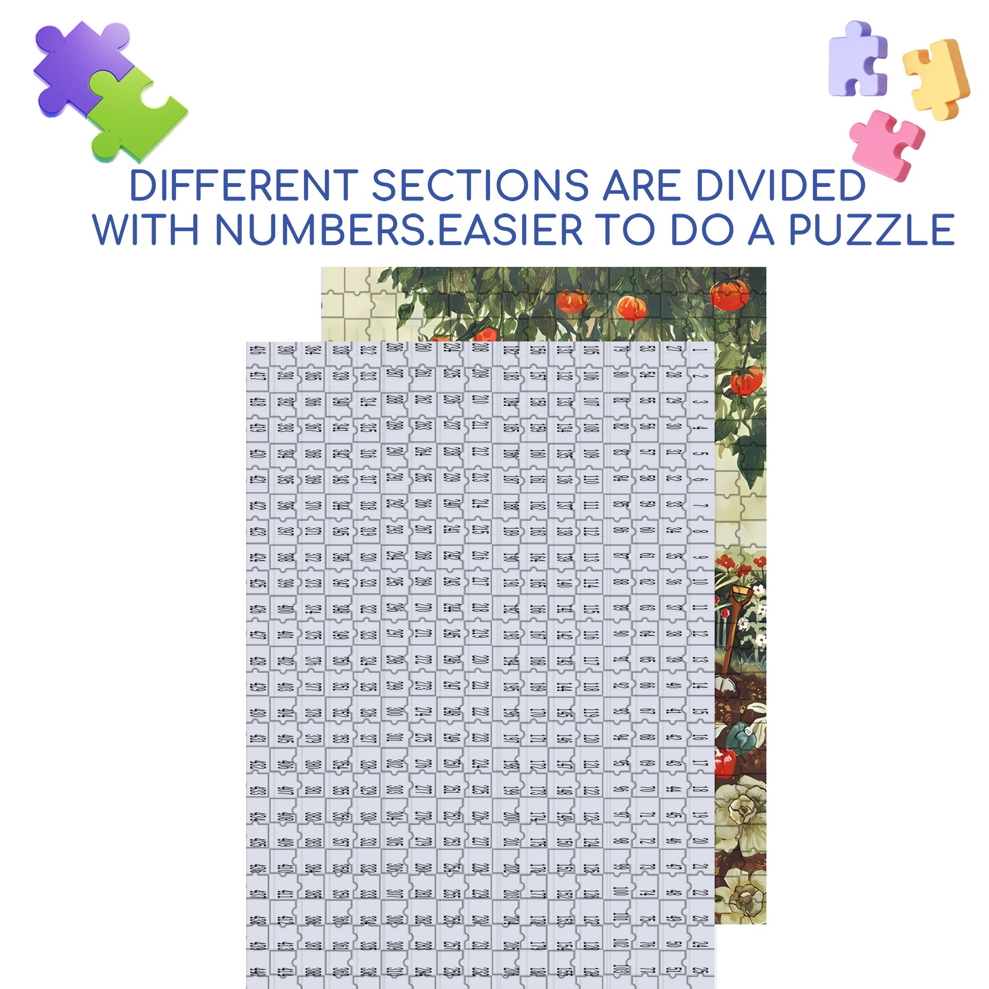 Fruit Tanghulu 500pcs/1000pcs Jigsaw Puzzle, Scratch-Resistant, Interactive Family Game & Brain-Boosting DIY Decor, Perfect for Halloween, Christmas & New Year Gifts, Family Puzzle Game