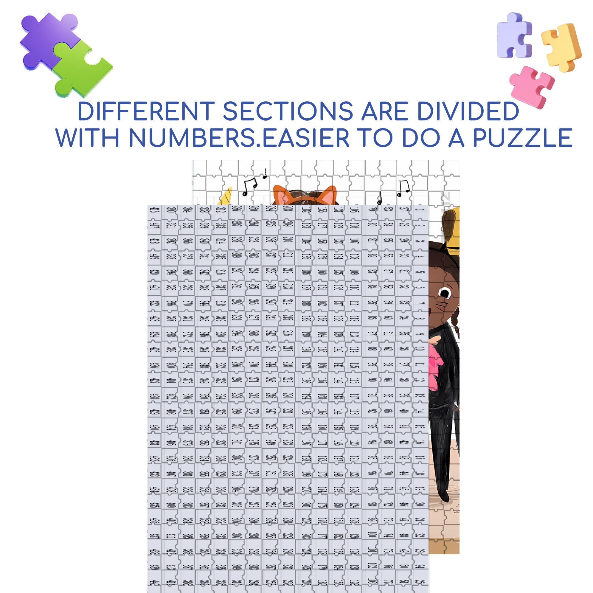 I Believe I Can Fly 500pcs/1000pcs Jigsaw Puzzle, Scratch-Resistant, Interactive Family Game & Brain-Boosting DIY Decor, Perfect for Halloween, Christmas & New Year Gifts, Family Puzzle Game