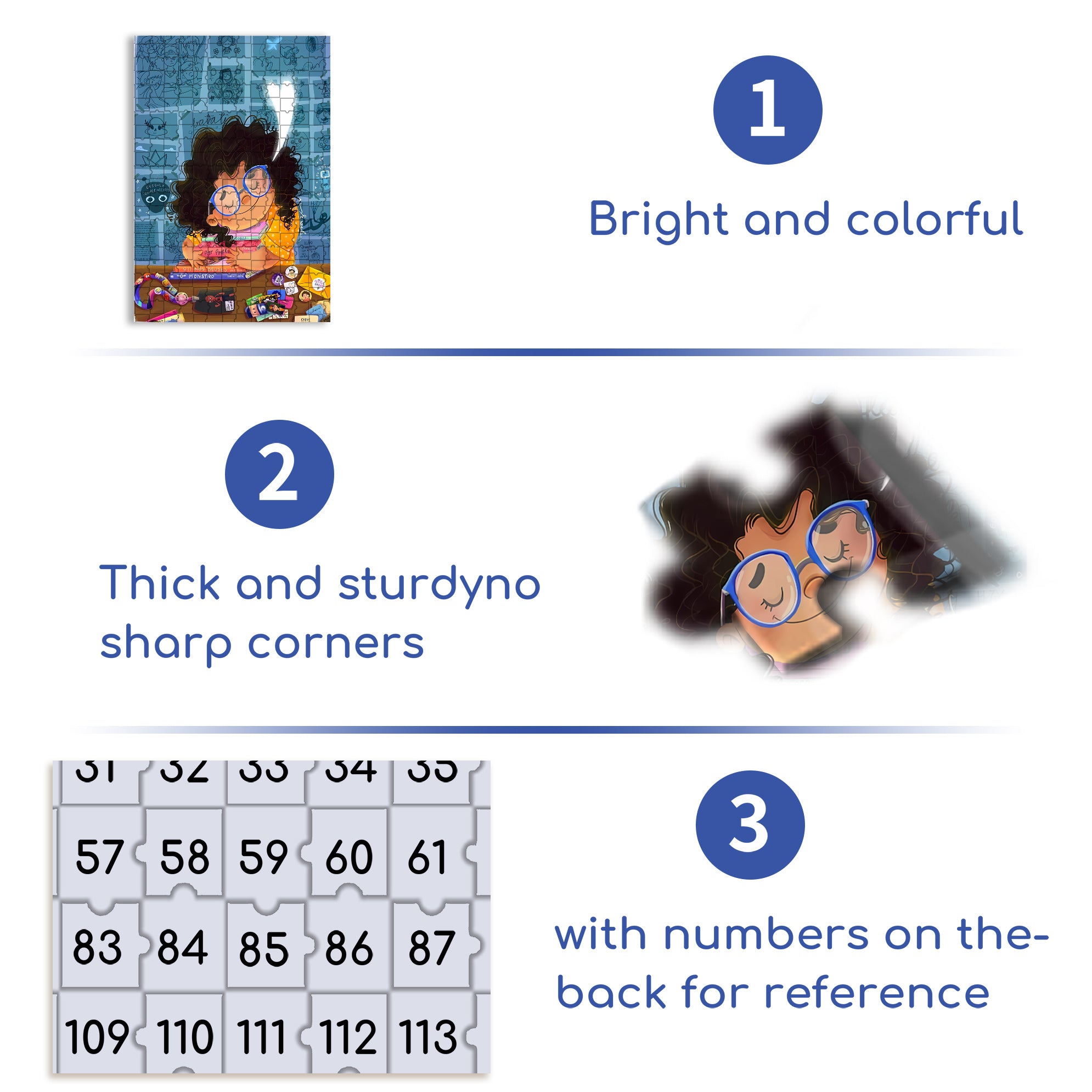 I Love Books 500pcs/1000pcs Jigsaw Puzzle, Scratch-Resistant, Interactive Family Game & Brain-Boosting DIY Decor, Perfect for Halloween, Christmas & New Year Gifts, Family Puzzle Game