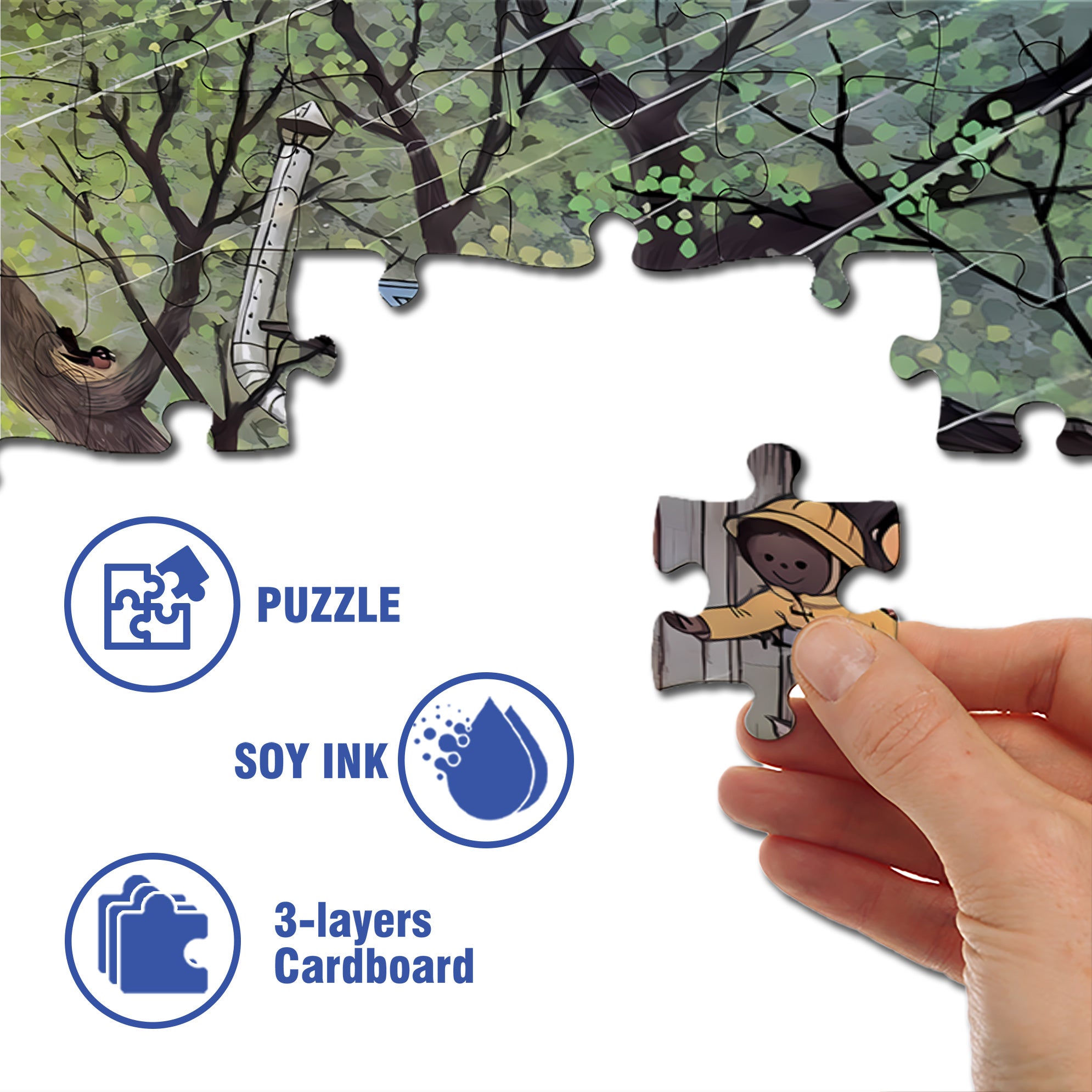 Members Only 500pcs/1000pcs Jigsaw Puzzle, Scratch-Resistant, Interactive Family Game & Brain-Boosting DIY Decor, Perfect for Halloween, Christmas & New Year Gifts, Family Puzzle Game