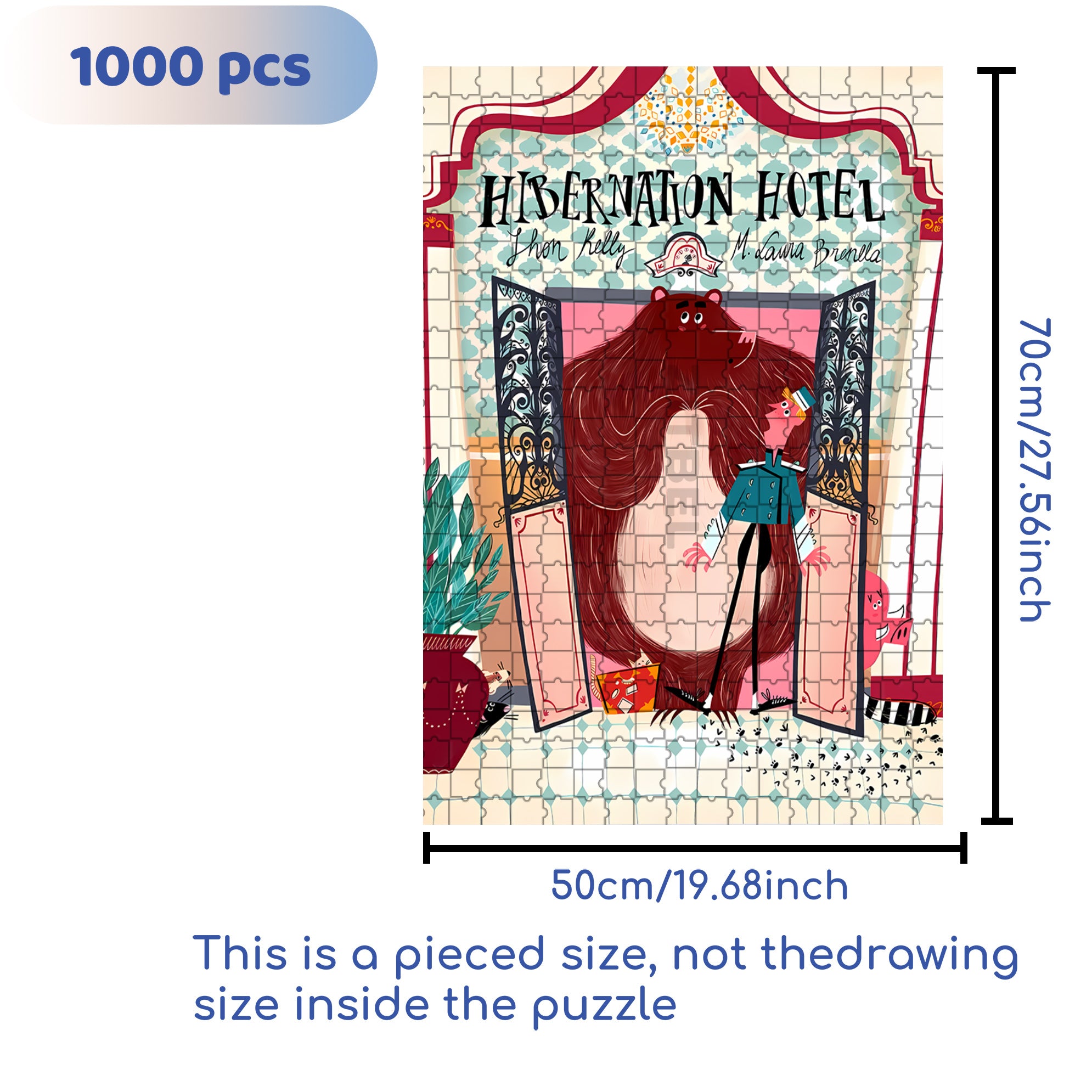 old-Fashioned Elevator 500pcs/1000pcs Jigsaw Puzzle, Scratch-Resistant, Interactive Family Game & Brain-Boosting DIY Decor, Perfect for Halloween, Christmas & New Year Gifts, Family Puzzle Game