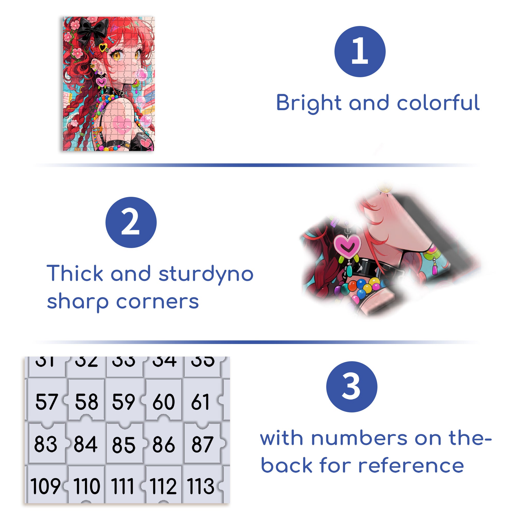 Shirly 500pcs/1000pcs Jigsaw Puzzle, Scratch-Resistant, Interactive Family Game & Brain-Boosting DIY Decor, Perfect for Halloween, Christmas & New Year Gifts, Family Puzzle Game