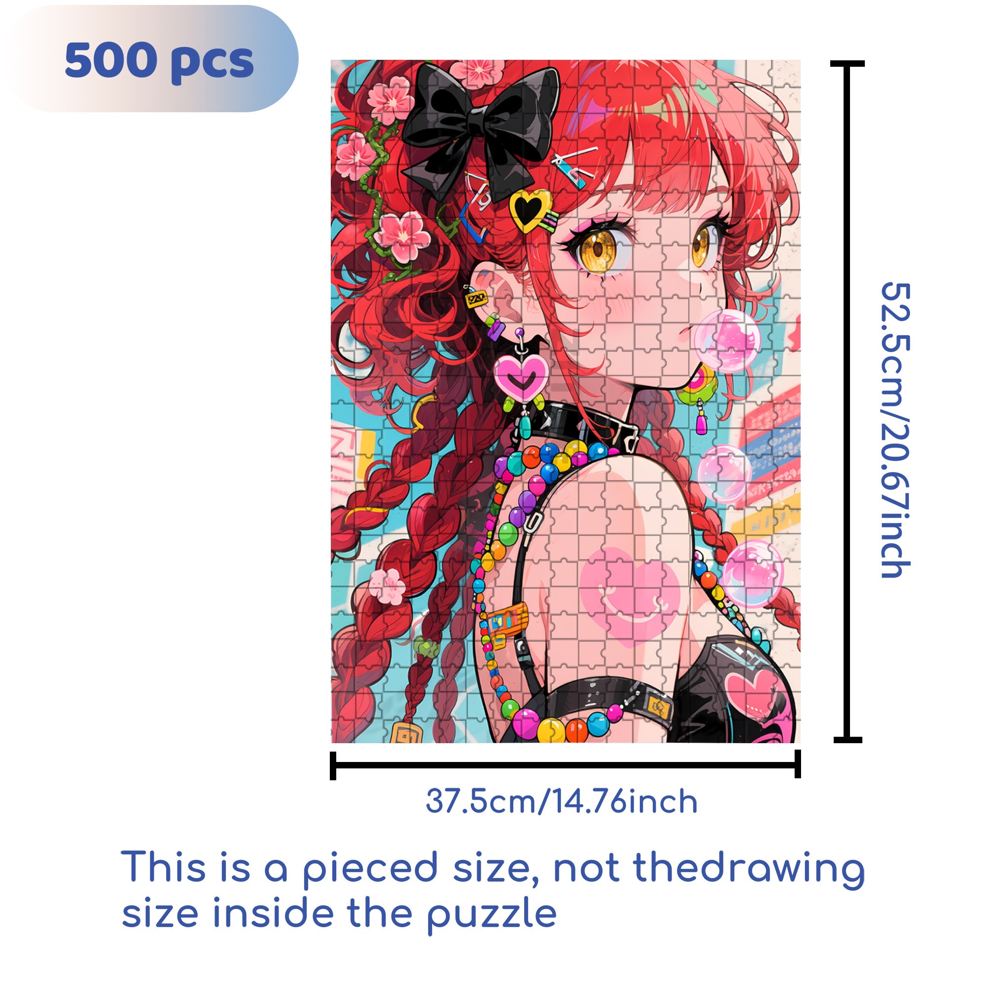 Shirly 500pcs/1000pcs Jigsaw Puzzle, Scratch-Resistant, Interactive Family Game & Brain-Boosting DIY Decor, Perfect for Halloween, Christmas & New Year Gifts, Family Puzzle Game