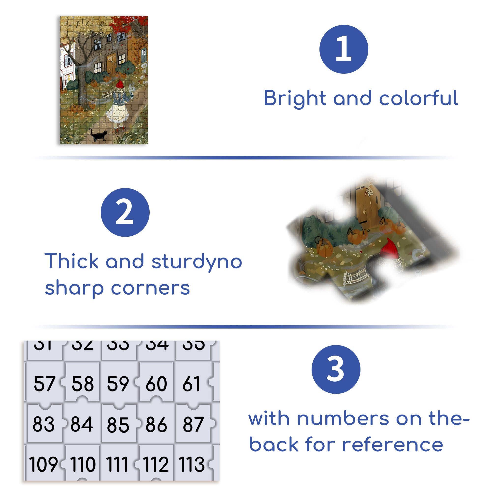 Silent Meditation 500pcs/1000pcs Jigsaw Puzzle, Scratch-Resistant, Interactive Family Game & Brain-Boosting DIY Decor, Perfect for Halloween, Christmas & New Year Gifts, Family Puzzle Game