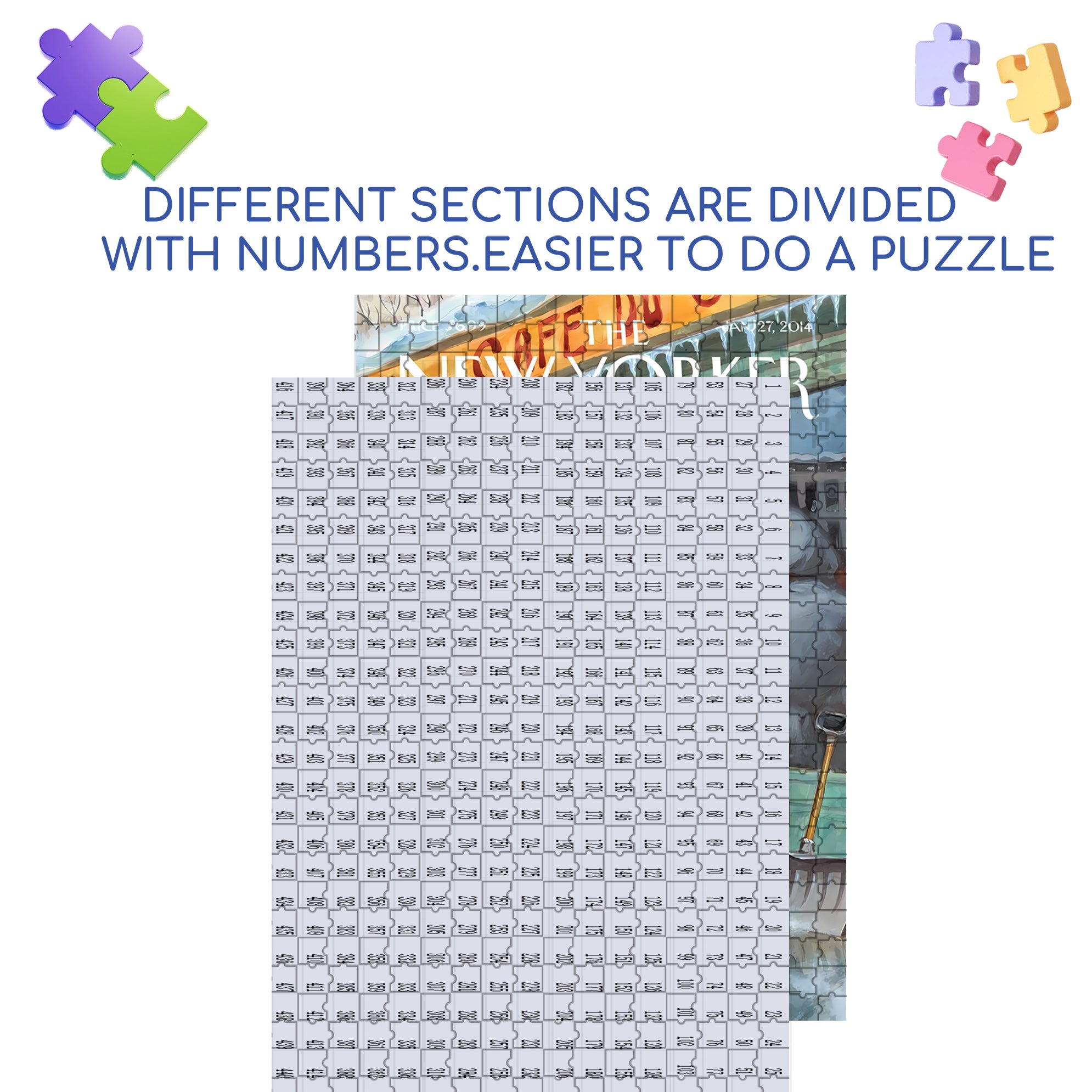 Sprinkle Salt 500pcs/1000pcs Jigsaw Puzzle, Scratch-Resistant, Interactive Family Game & Brain-Boosting DIY Decor, Perfect for Halloween, Christmas & New Year Gifts, Family Puzzle Game