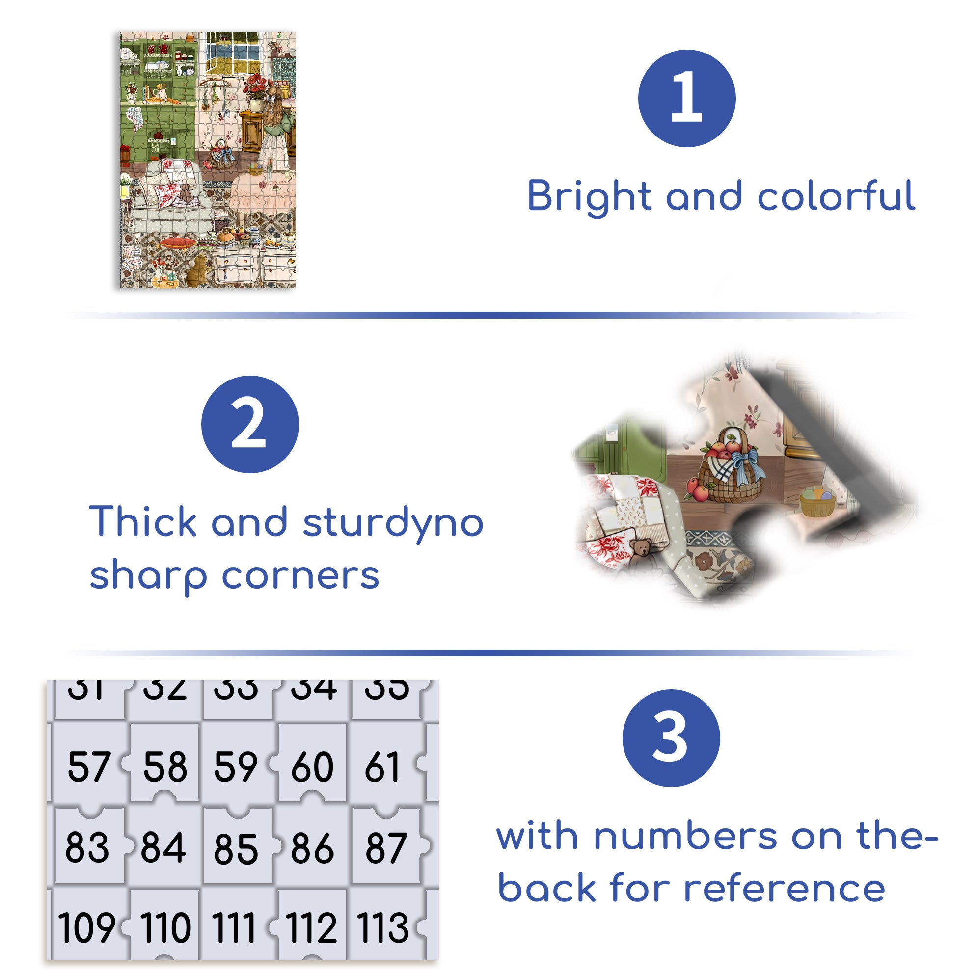 Winter Cozy Homedecor 500pcs/1000pcs Jigsaw Puzzle, Scratch-Resistant, Interactive Family Game & Brain-Boosting DIY Decor, Perfect for Halloween, Christmas & New Year Gifts, Family Puzzle Game