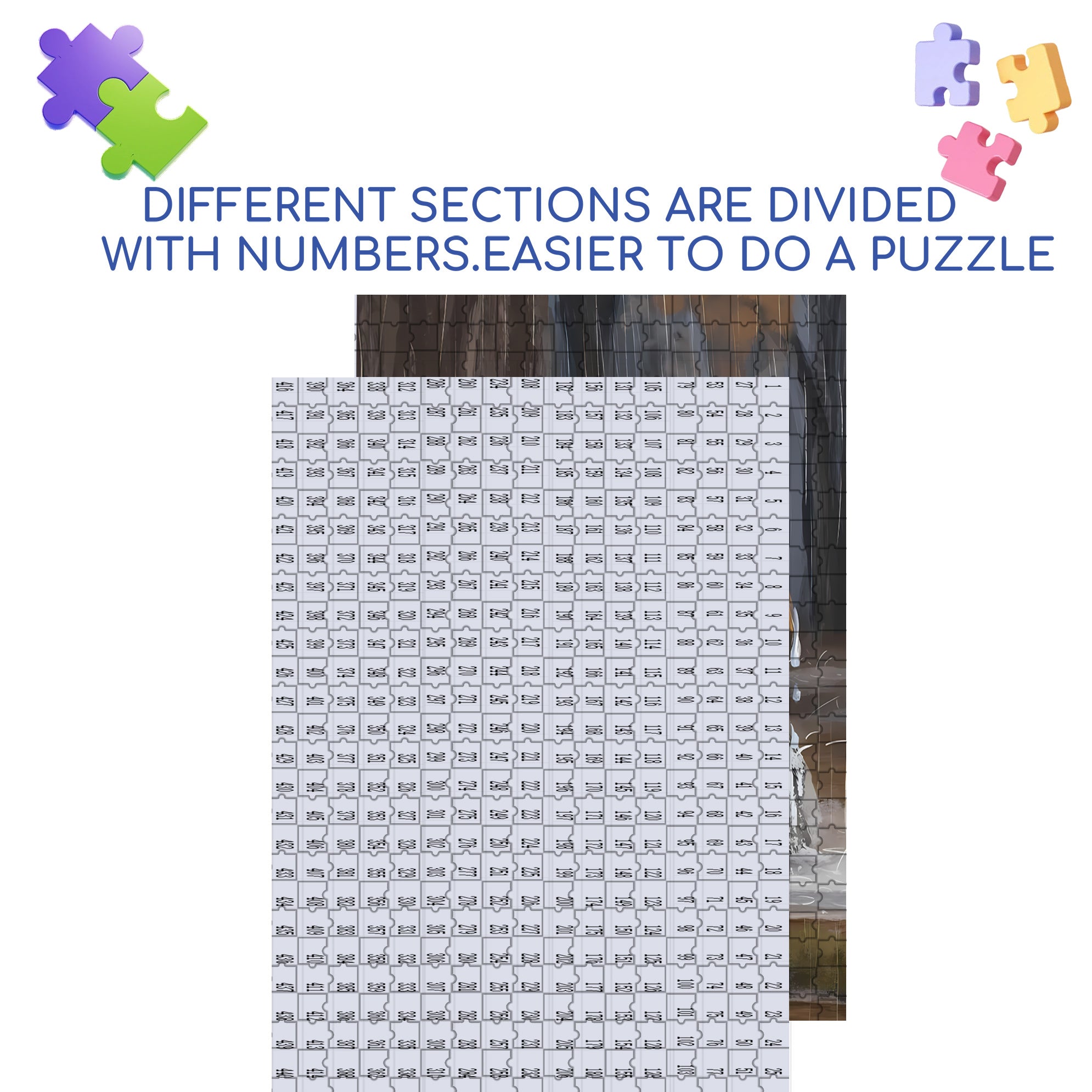 A Friend In Need 500pcs/1000pcs Jigsaw Puzzle, Scratch-Resistant, Interactive Family Game & Brain-Boosting DIY Decor, Perfect for Halloween, Christmas & New Year Gifts, Family Puzzle Game