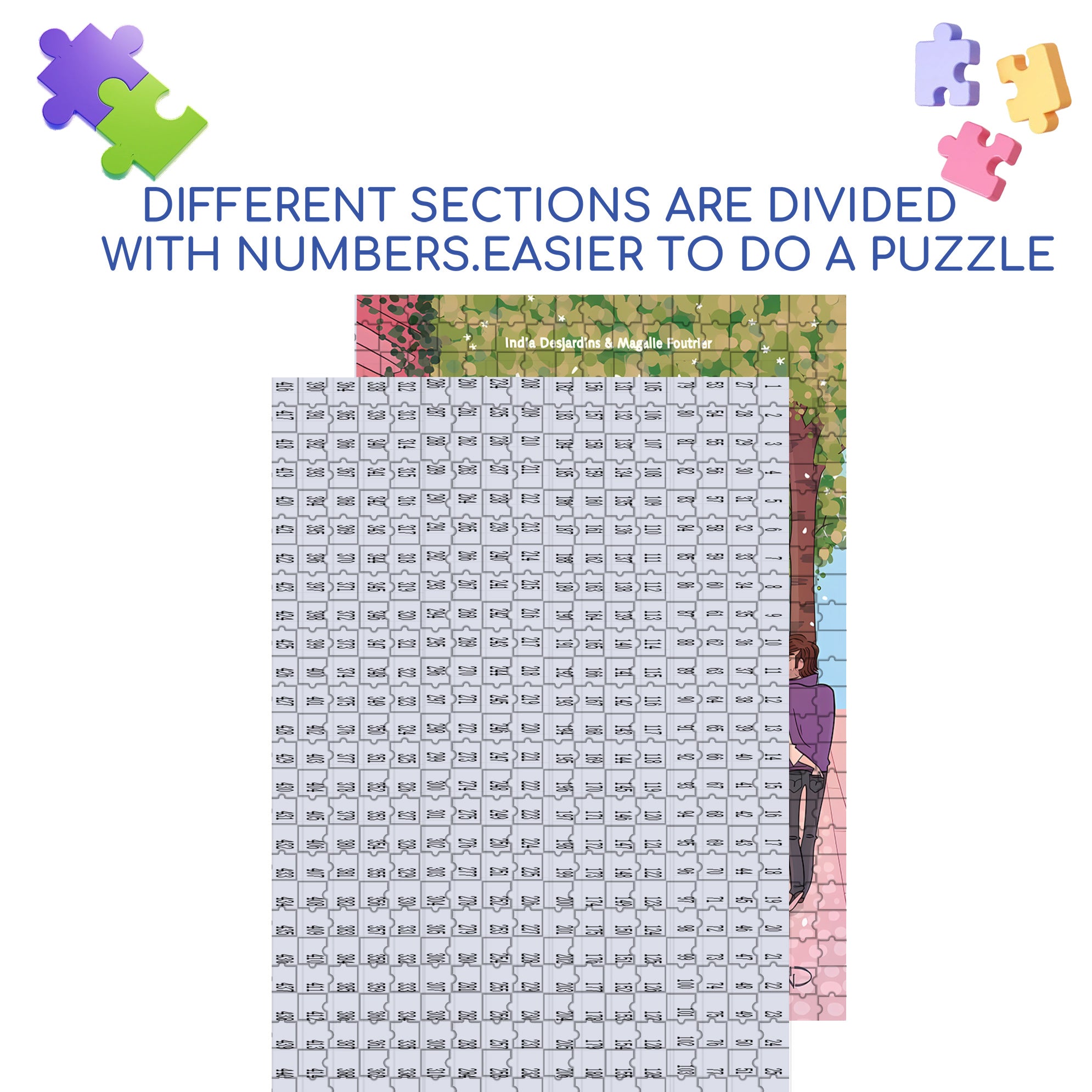 Can't Stand It 500pcs/1000pcs Jigsaw Puzzle, Scratch-Resistant, Interactive Family Game & Brain-Boosting DIY Decor, Perfect for Halloween, Christmas & New Year Gifts, Family Puzzle Game