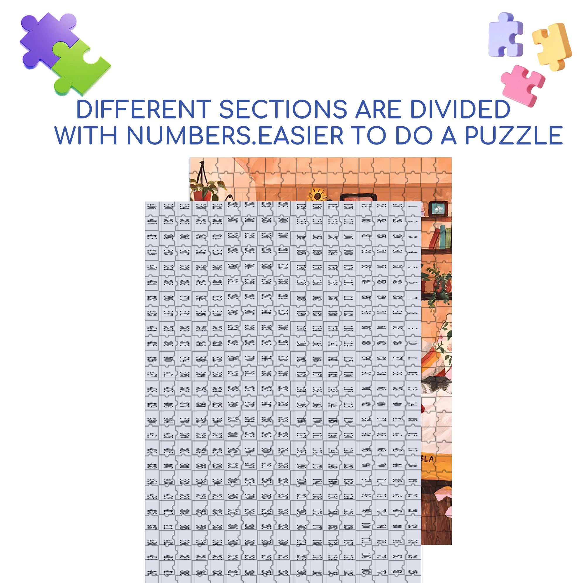 Drink A Toast 500pcs/1000pcs Jigsaw Puzzle, Scratch-Resistant, Interactive Family Game & Brain-Boosting DIY Decor, Perfect for Halloween, Christmas & New Year Gifts, Family Puzzle Game