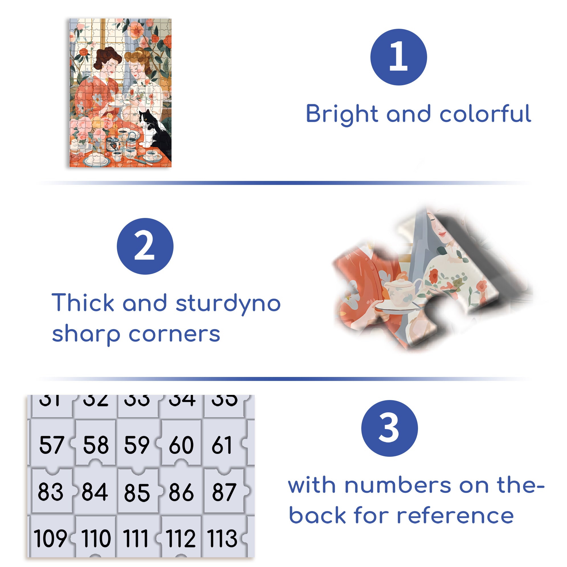 Earl Grey Tea 500pcs/1000pcs Jigsaw Puzzle, Scratch-Resistant, Interactive Family Game & Brain-Boosting DIY Decor, Perfect for Halloween, Christmas & New Year Gifts, Family Puzzle Game