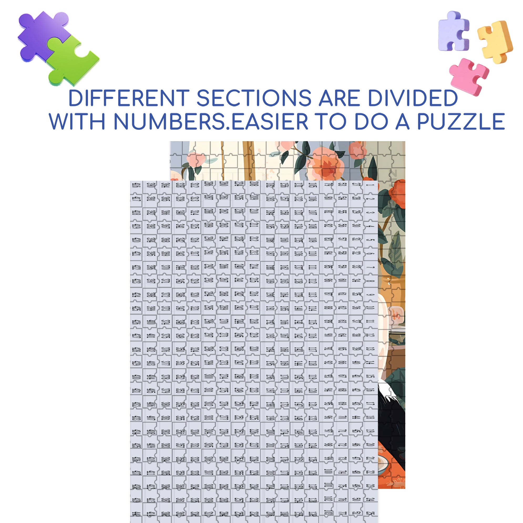 Earl Grey Tea 500pcs/1000pcs Jigsaw Puzzle, Scratch-Resistant, Interactive Family Game & Brain-Boosting DIY Decor, Perfect for Halloween, Christmas & New Year Gifts, Family Puzzle Game