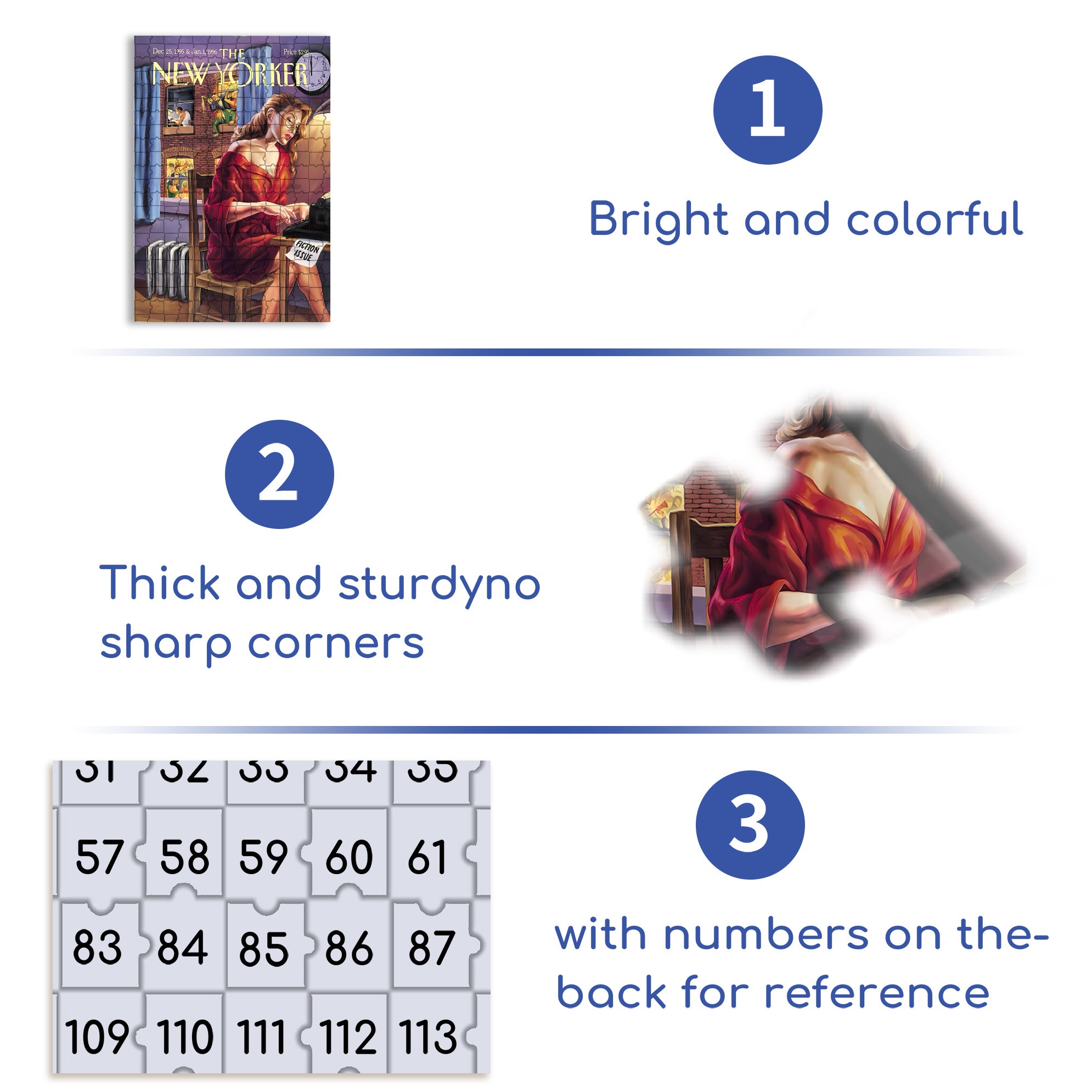 Fiction Issue 500pcs/1000pcs Jigsaw Puzzle, Scratch-Resistant, Interactive Family Game & Brain-Boosting DIY Decor, Perfect for Halloween, Christmas & New Year Gifts, Family Puzzle Game