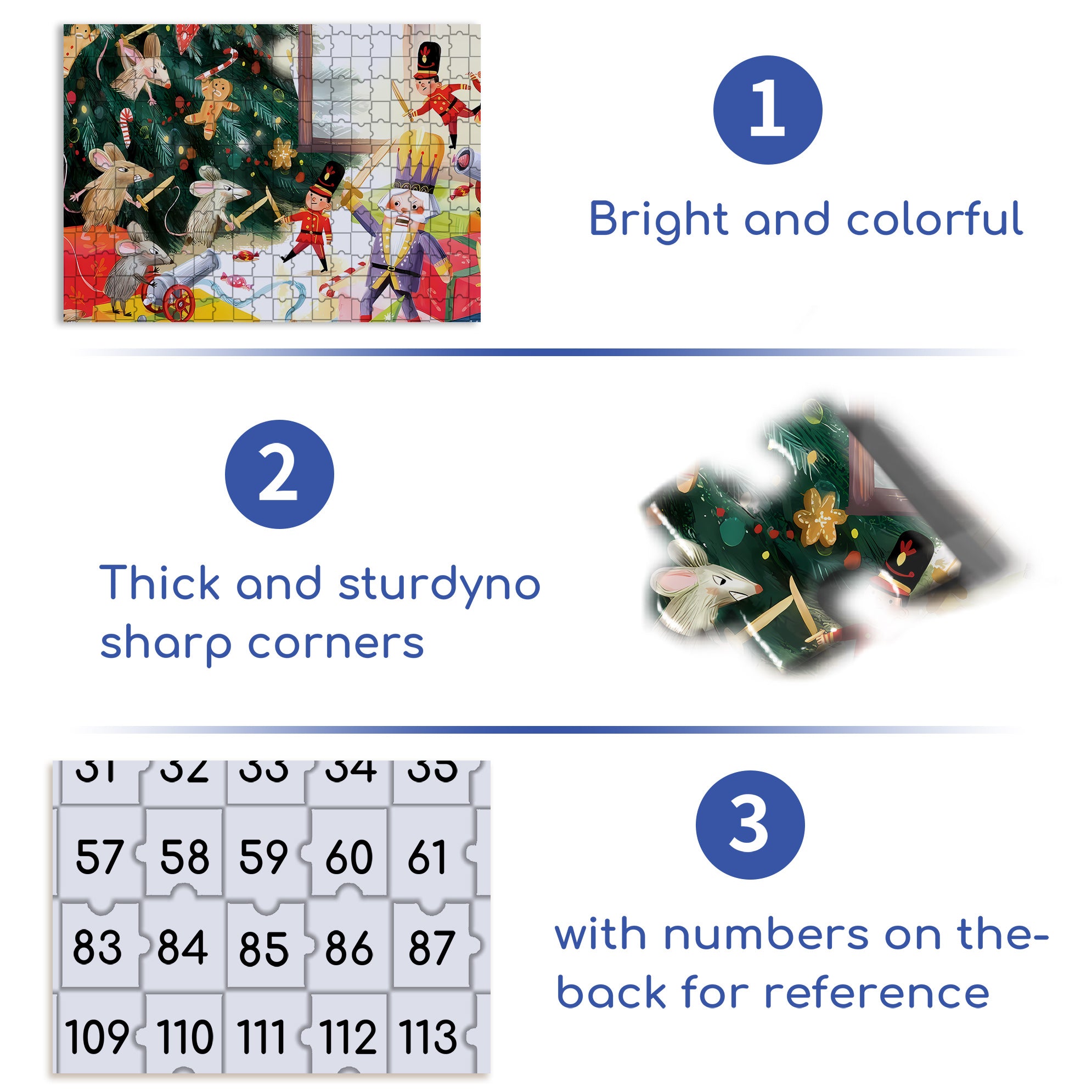 Fighting 500pcs/1000pcs Jigsaw Puzzle, Scratch-Resistant, Interactive Family Game & Brain-Boosting DIY Decor, Perfect for Halloween, Christmas & New Year Gifts, Family Puzzle Game